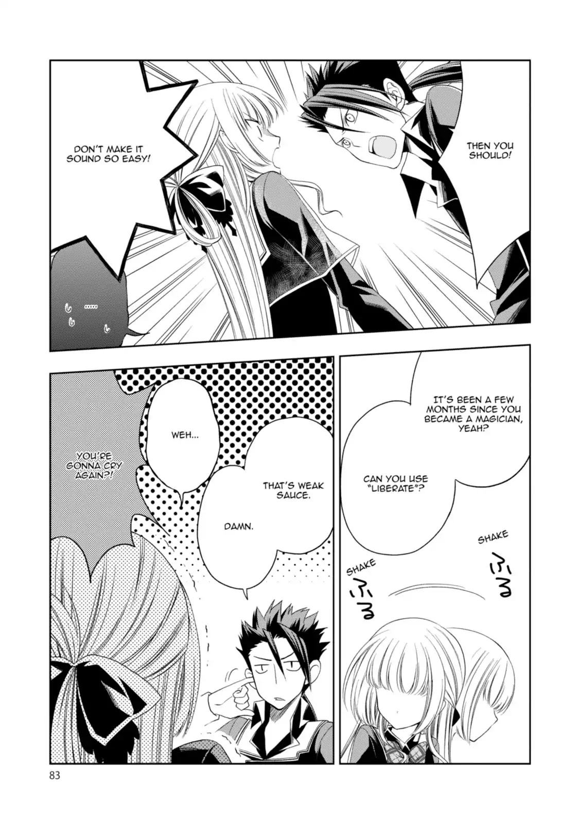 Mahou Sensou Chapter 15 page 9 - Chapter 15: Deep Crimson at Sea