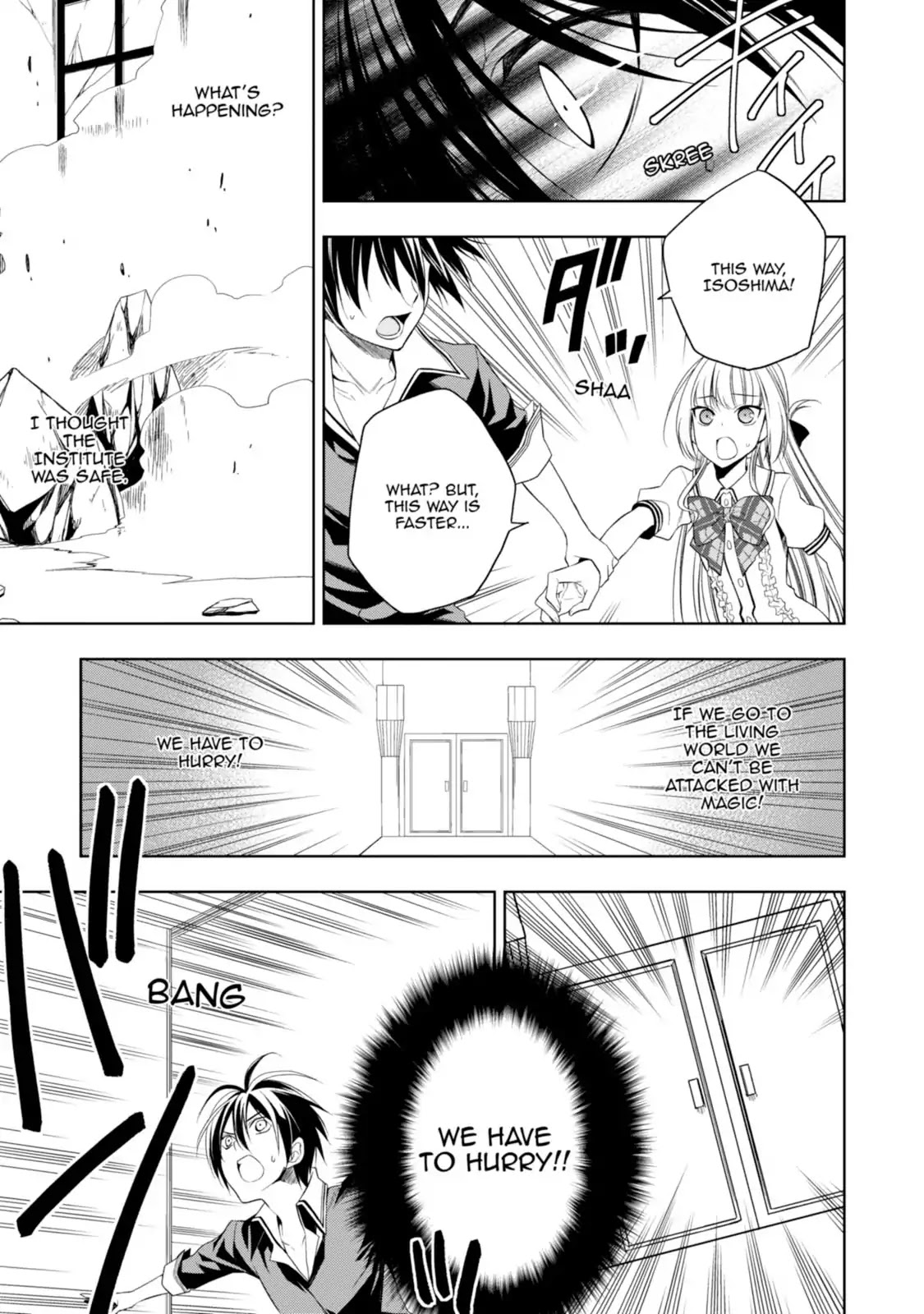 Mahou Sensou Chapter 19 page 23 - Chapter 19: Monochrome Betrayal