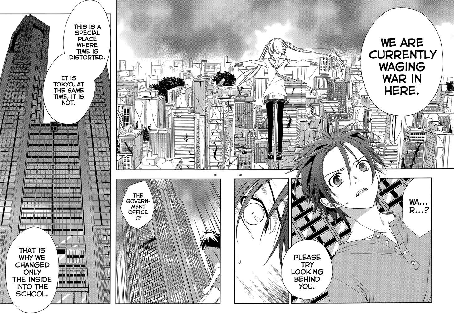 Mahou Sensou Chapter 2 page 34 - Chapter 2 : Cherry Blossom and A Collapsing World(fixed)