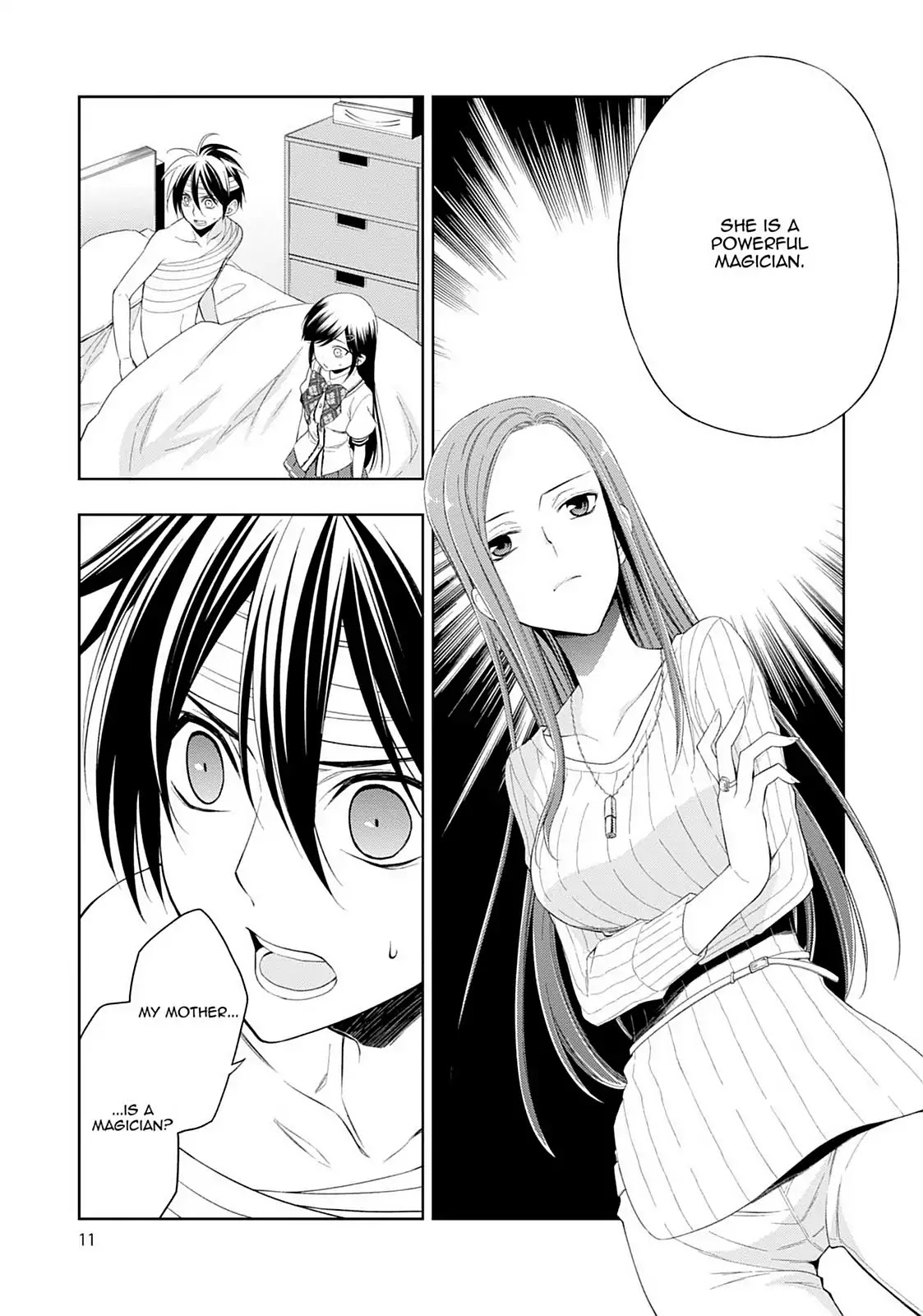 Mahou Sensou Chapter 22 page 12 - Chapter 22: Rose-Violet Hesitation