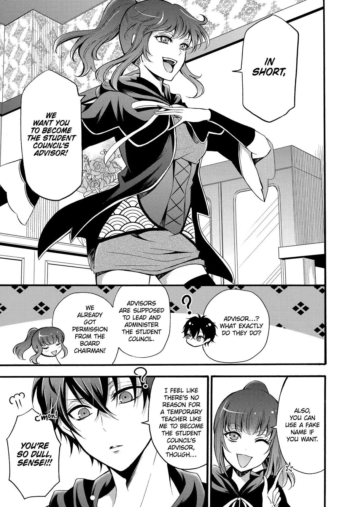 Mahou Shoujo Gakuen no Suketto Kyoushi Chapter 13 page 4 - Chapter 13