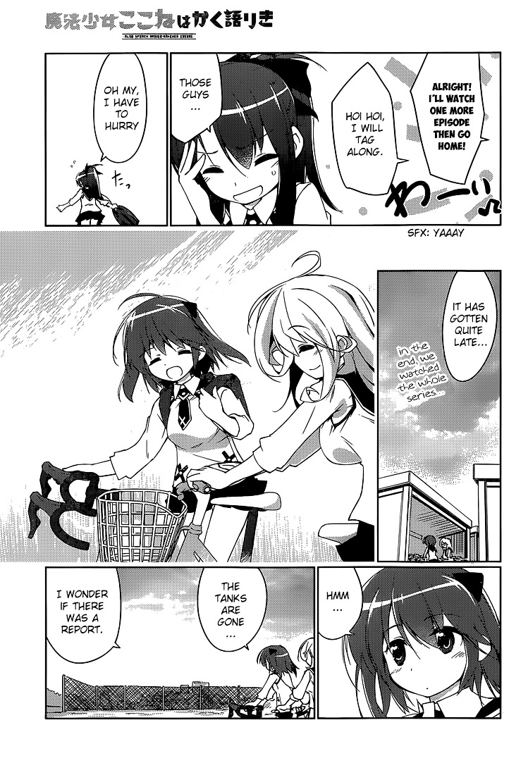 Mahou Shoujo Kokone wa Kakukatariki Chapter 1 page 21 - Chapter 1 : A Mahou Shoujo. I met one.