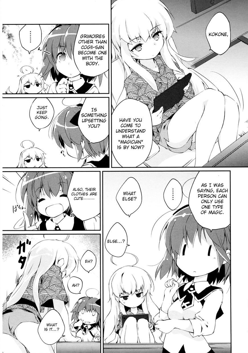 Mahou Shoujo Kokone wa Kakukatariki Chapter 9.5 page 10 - Chapter 9.5 : The Mahou Shoujo, came for a visit