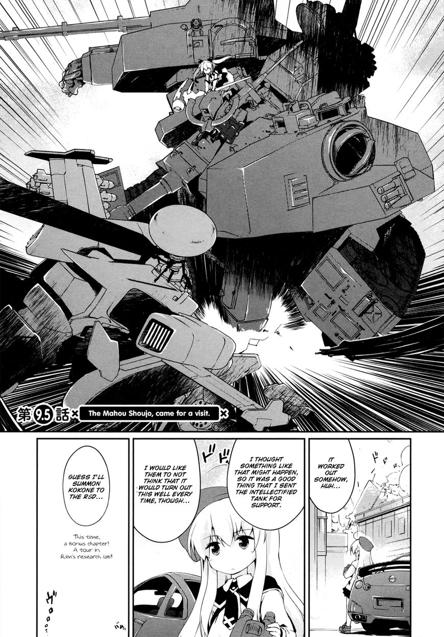 Mahou Shoujo Kokone wa Kakukatariki Chapter 9.5 page 8 - Chapter 9.5 : The Mahou Shoujo, came for a visit