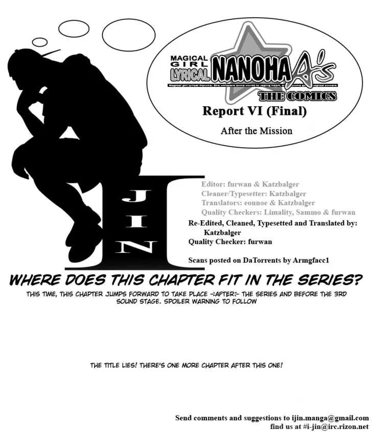 Mahou Shoujo Lyrical Nanoha A's Chapter 6 page 1 - Chapter 6