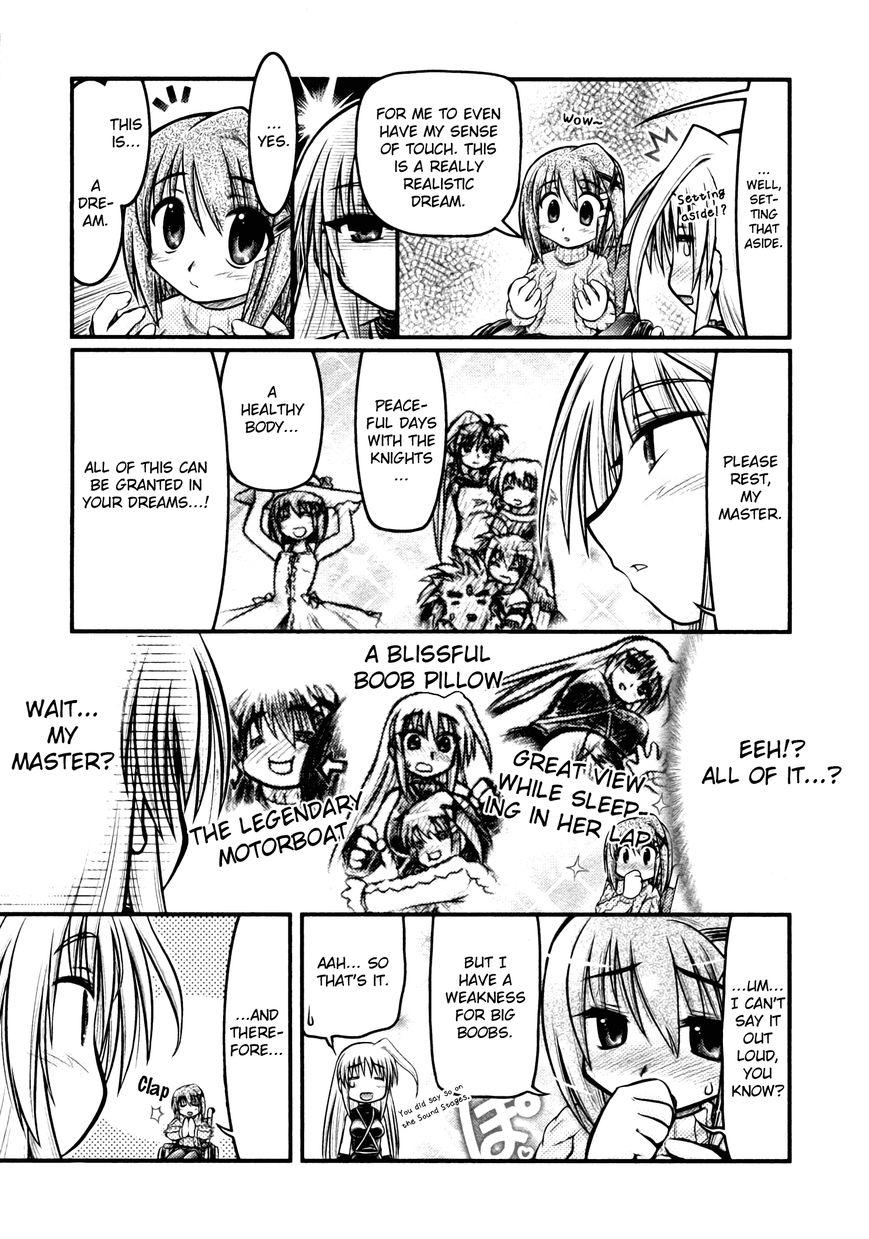 Mahou Shoujo Lyrical Nanoha: Comic a la carte Chapter 2.13 page 3 - Vol.2 Chapter 13 : The Awakened Master Canâ€™t Sleep