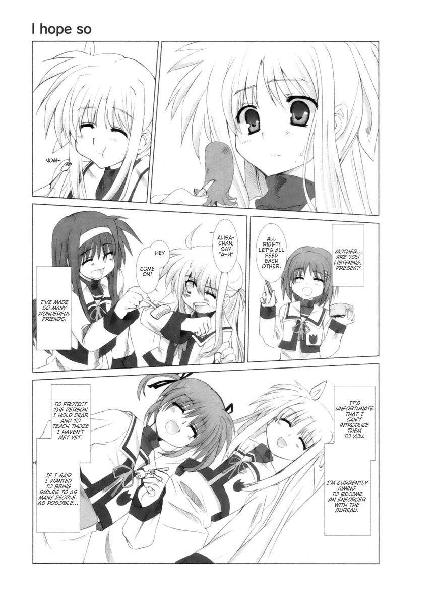 Mahou Shoujo Lyrical Nanoha - Comic Anthology Chapter 10 page 7 - Chapter 10 : I Hope So