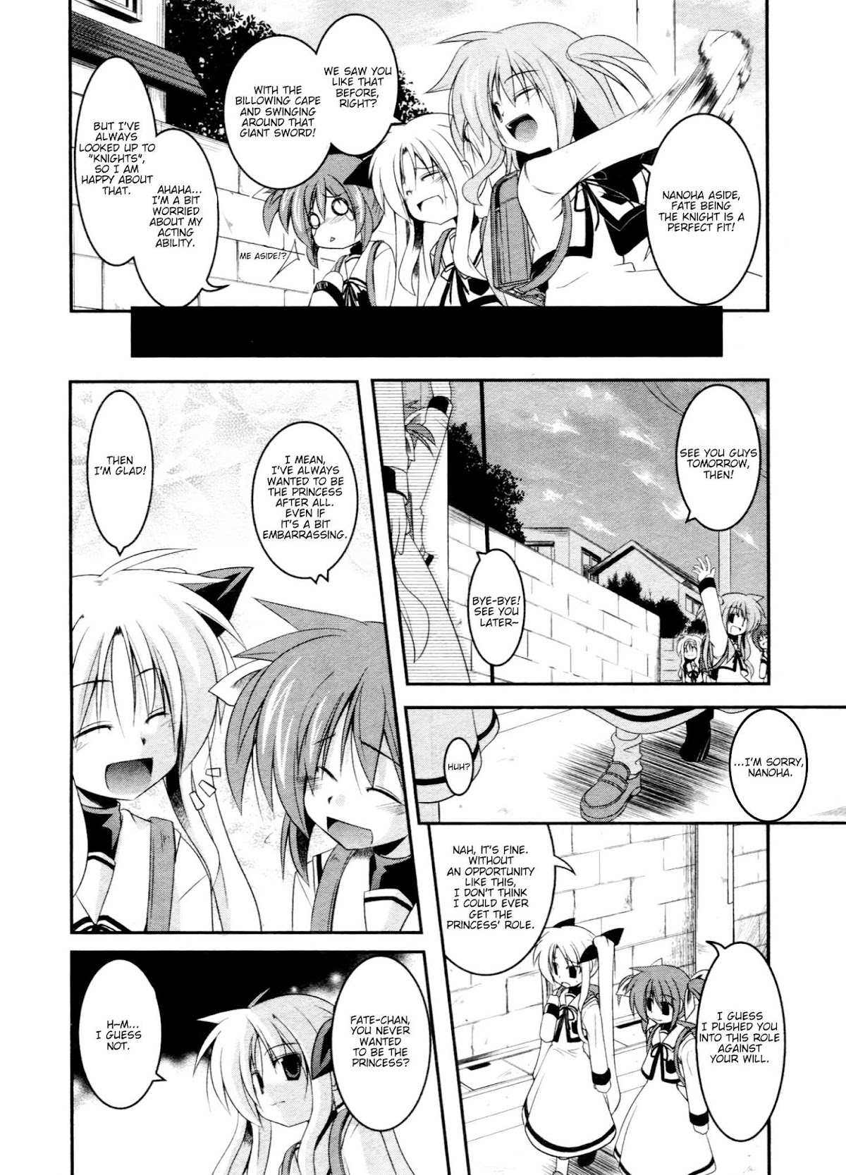 Mahou Shoujo Lyrical Nanoha - Comic Anthology Chapter 14 page 4 - Chapter 14 : Gift of the Cultural Festival