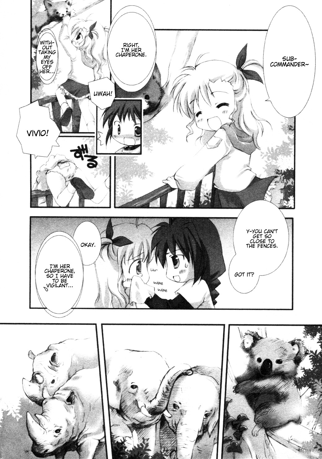 Mahou Shoujo Lyrical Nanoha - Comic Anthology Chapter 4 page 4 - Chapter 4 : Vita and Vivio's Friendly Zoo