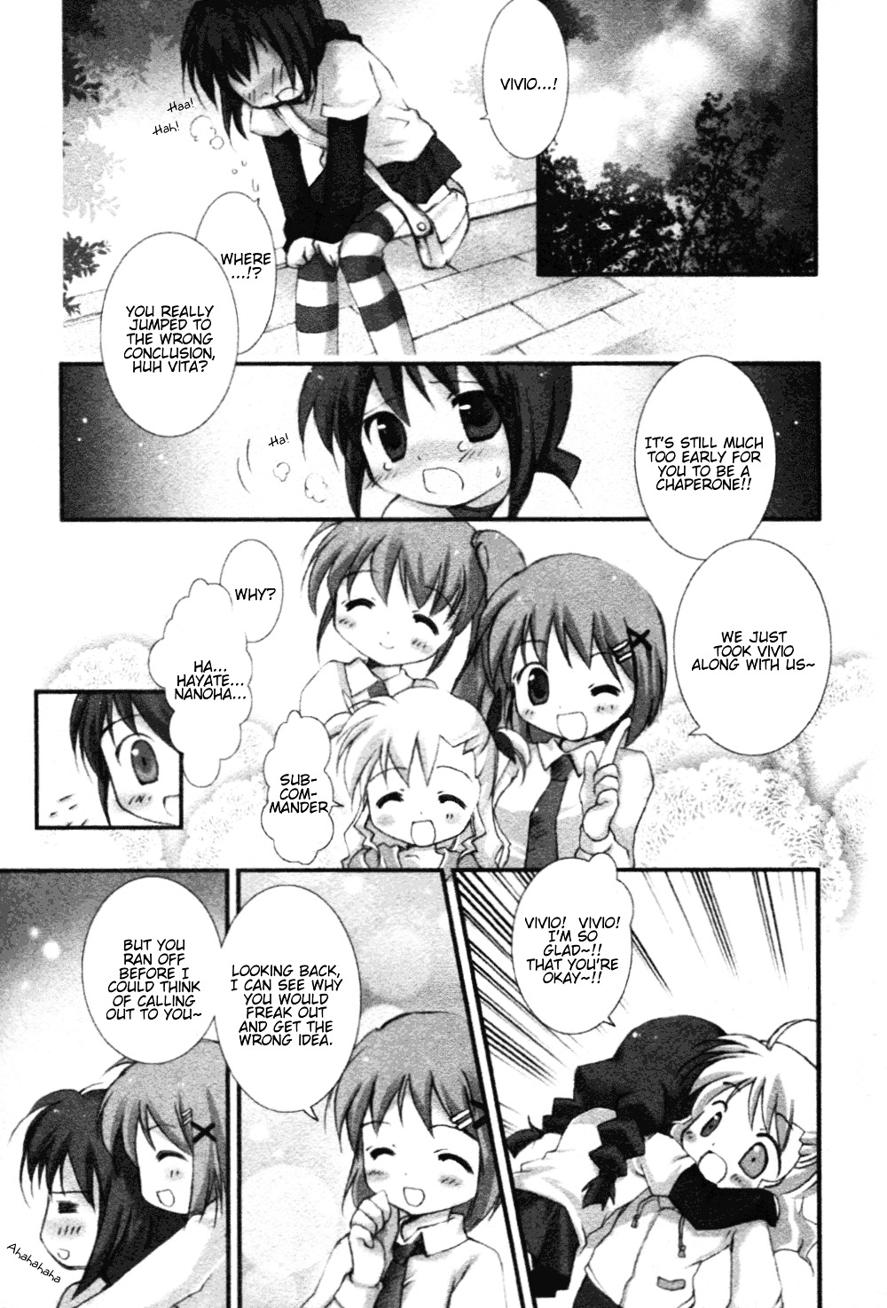 Mahou Shoujo Lyrical Nanoha - Comic Anthology Chapter 4 page 7 - Chapter 4 : Vita and Vivio's Friendly Zoo