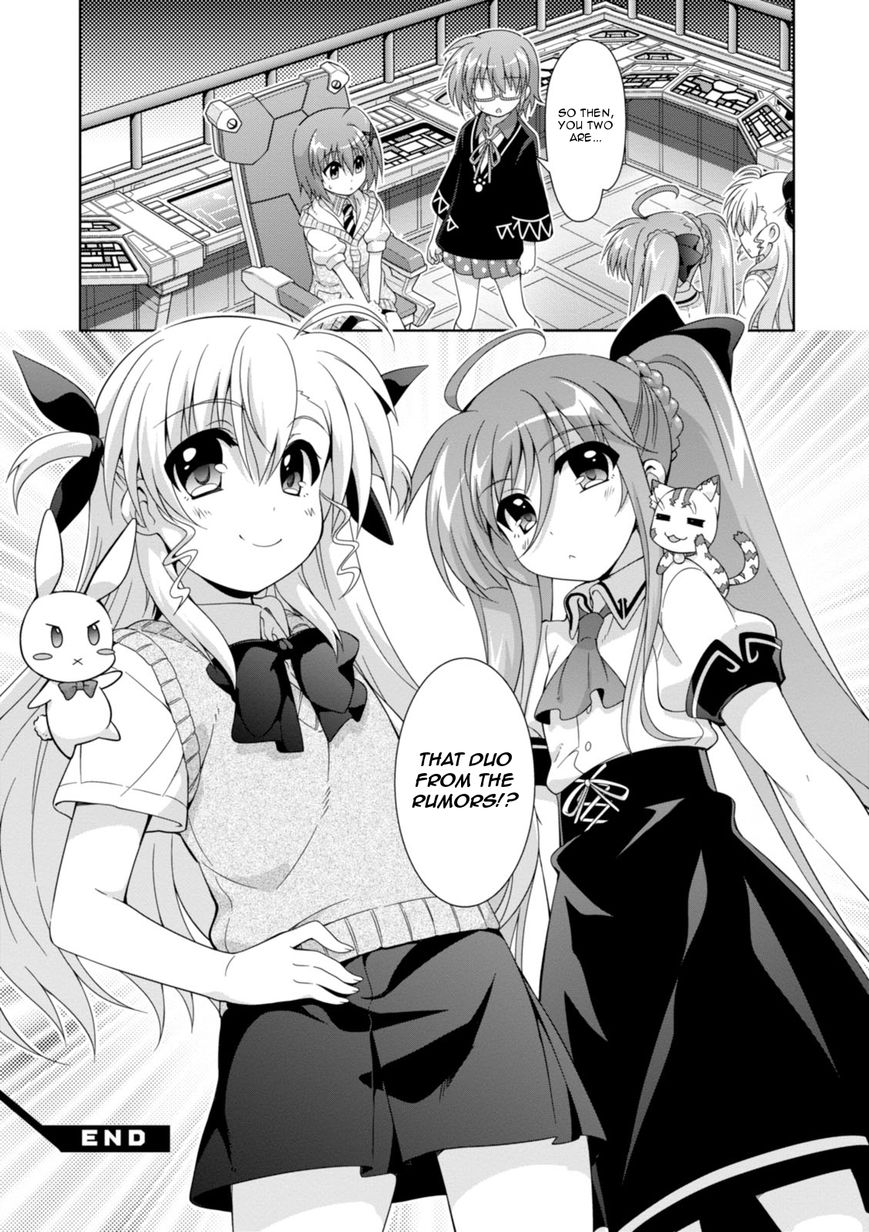 Mahou Shoujo Lyrical Nanoha Innocents Chapter 12 page 23 - Chapter 12 : Duel 12: New Warrior has Entered the Ring!
