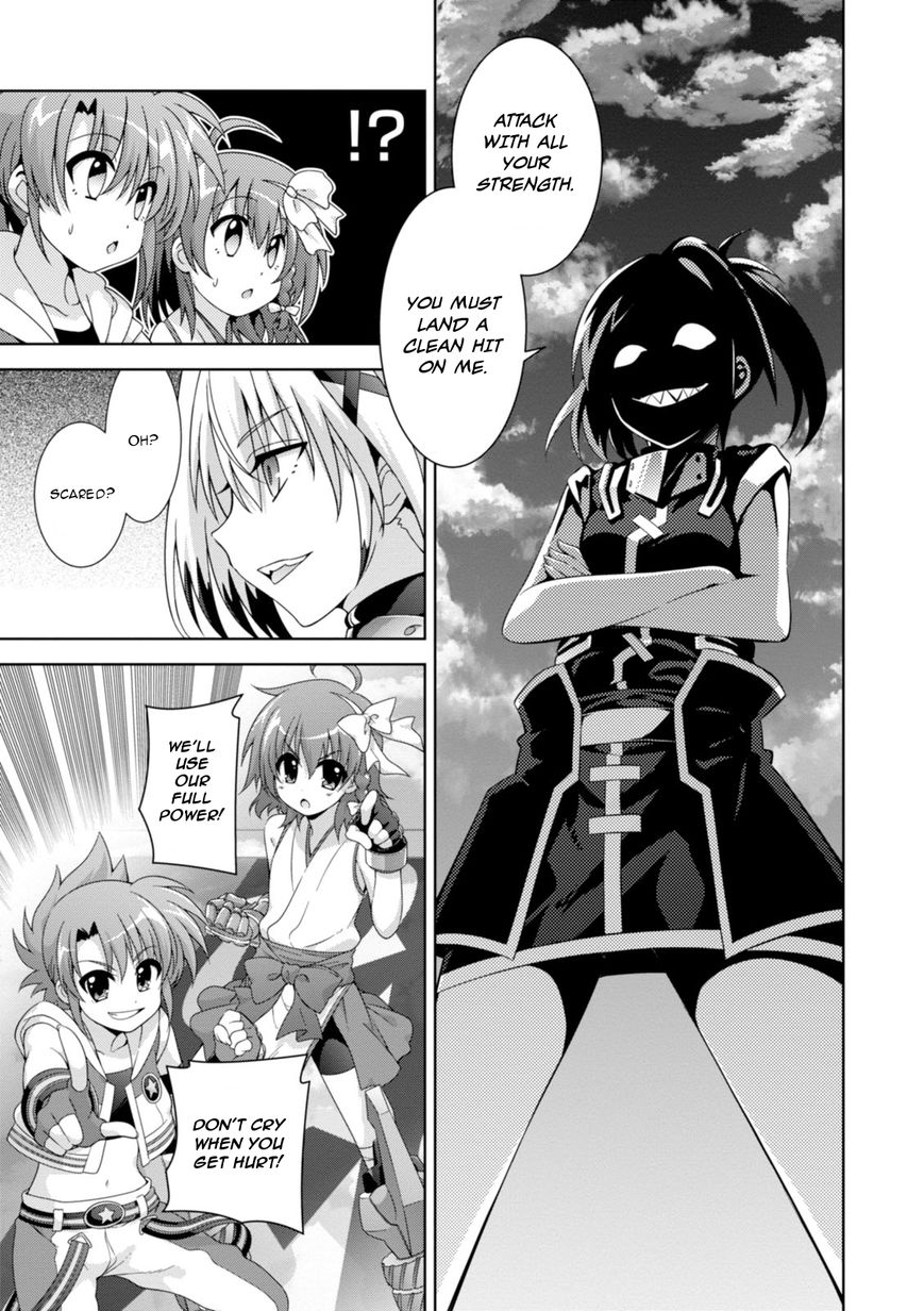Mahou Shoujo Lyrical Nanoha Innocents Chapter 12 page 9 - Chapter 12 : Duel 12: New Warrior has Entered the Ring!