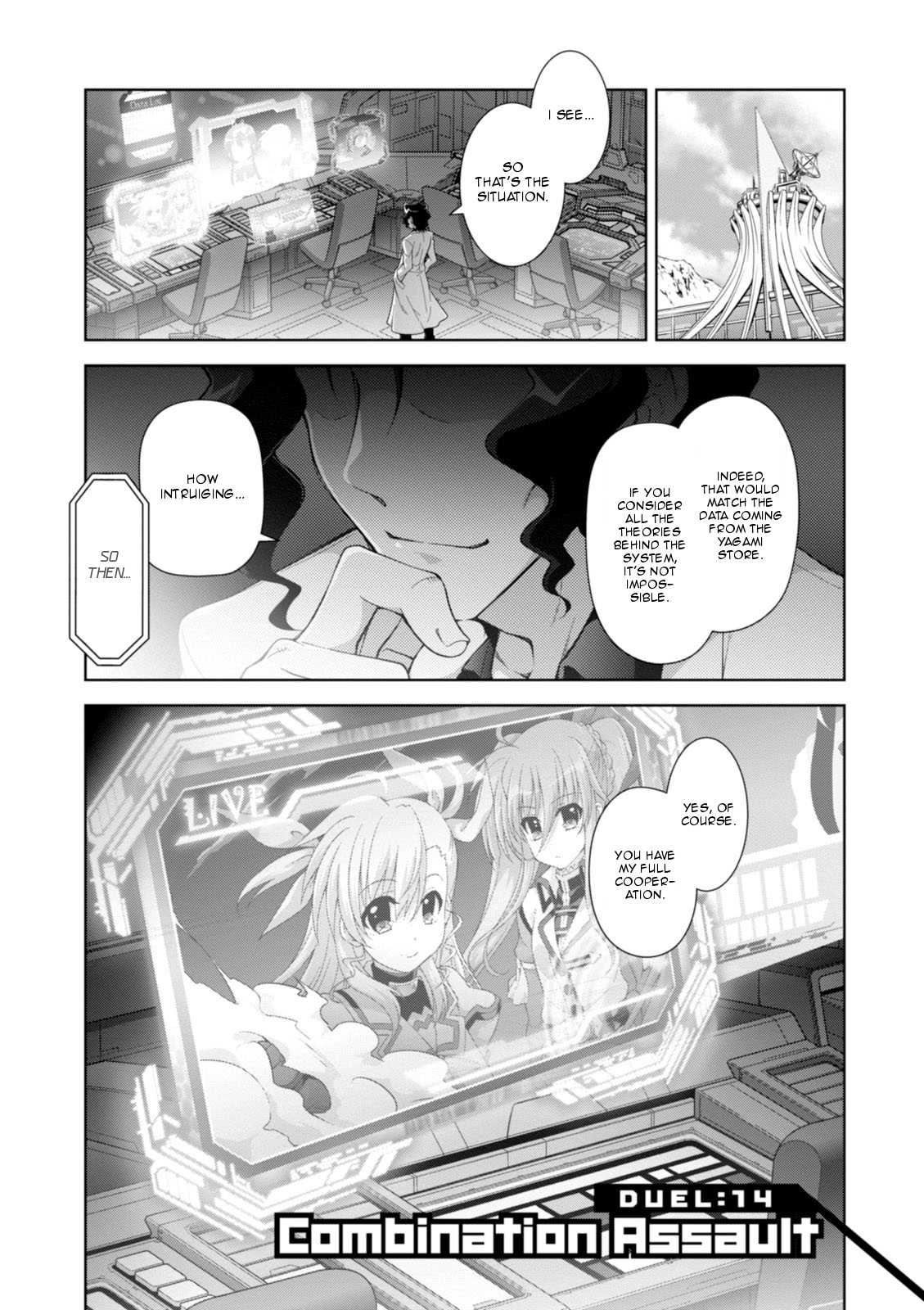 Mahou Shoujo Lyrical Nanoha Innocents Chapter 14 page 1 - Chapter 14 : Duel 14: Combination Assault