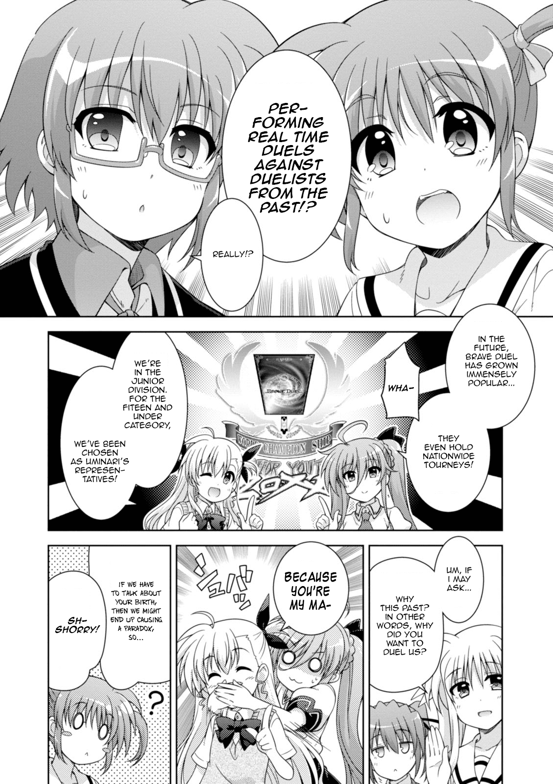 Mahou Shoujo Lyrical Nanoha Innocents Chapter 15 page 12 - Chapter 15 : Duel 15: Let's Play Together!