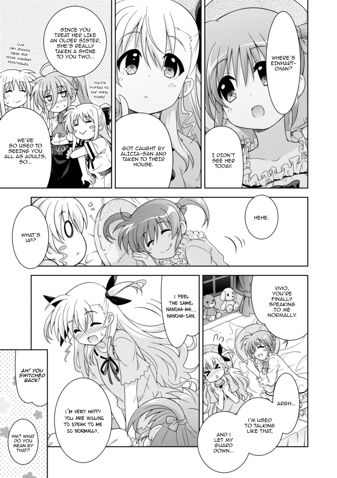 Mahou Shoujo Lyrical Nanoha Innocents Chapter 15 page 25 - Chapter 15 : Duel 15: Let's Play Together!