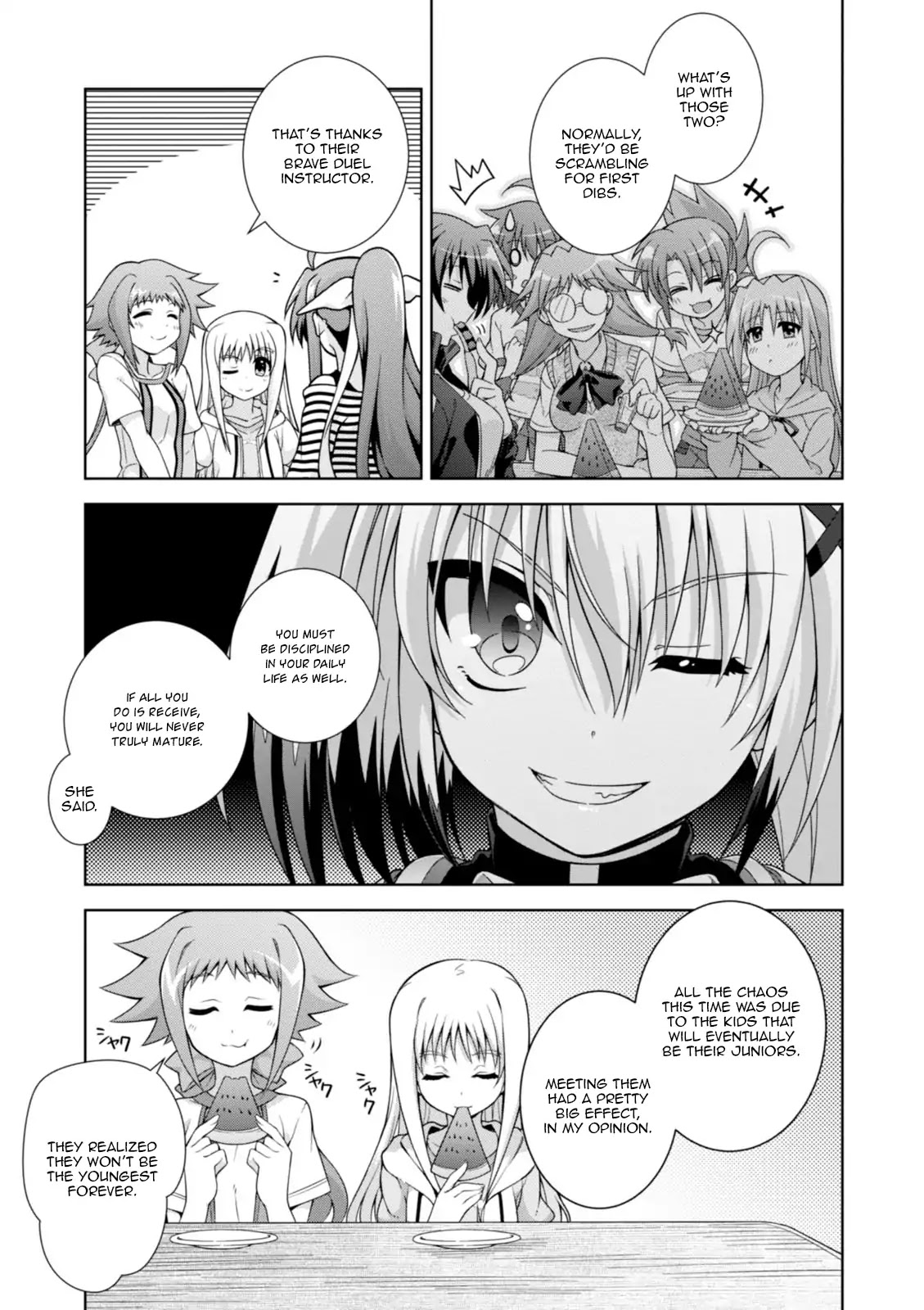 Mahou Shoujo Lyrical Nanoha Innocents Chapter 17 page 32 - Chapter 17: Main Event (End)