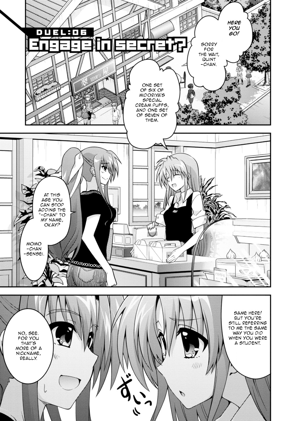 Mahou Shoujo Lyrical Nanoha Innocents Chapter 6 page 1 - Chapter 6 : Duel 06: Engage in secret?