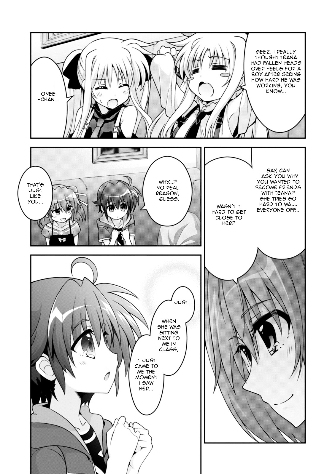 Mahou Shoujo Lyrical Nanoha Innocents Chapter 6 page 19 - Chapter 6 : Duel 06: Engage in secret?