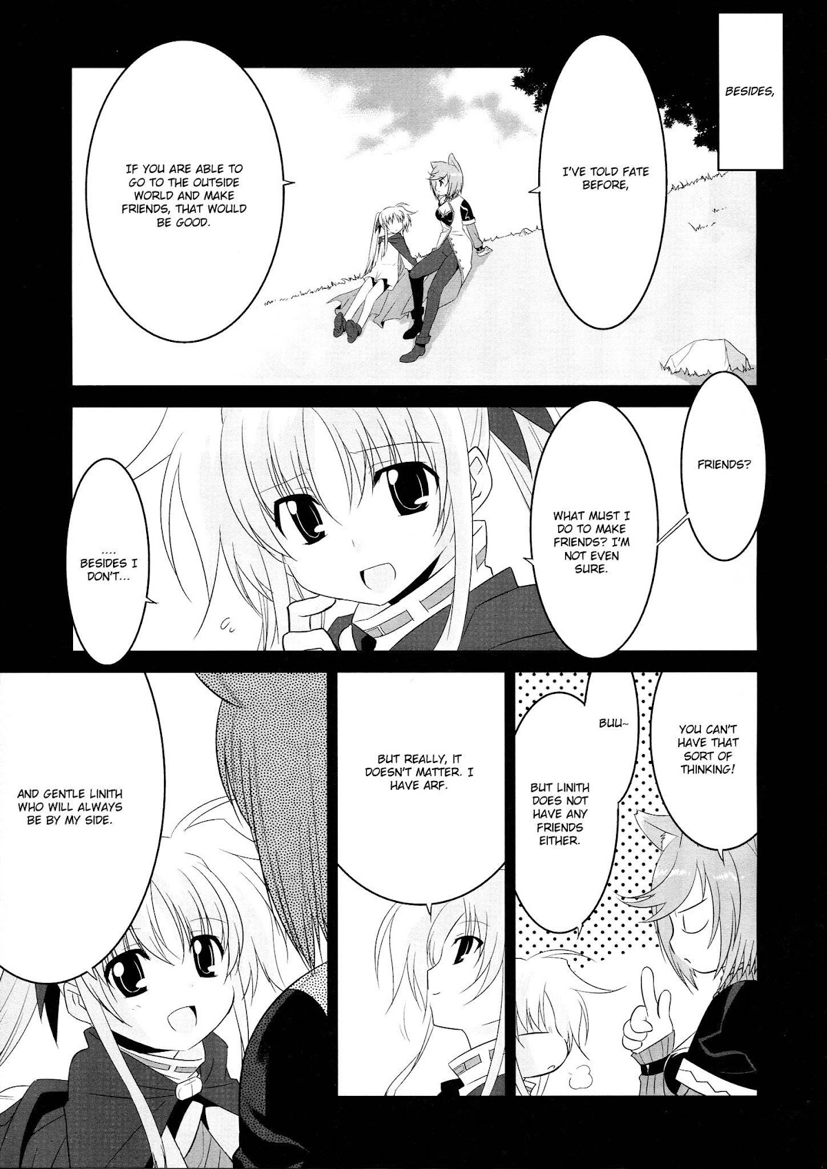 Mahou Shoujo Lyrical Nanoha Movie 1st the Comics Chapter 10 page 17 - Chapter 10: Dear My Fate