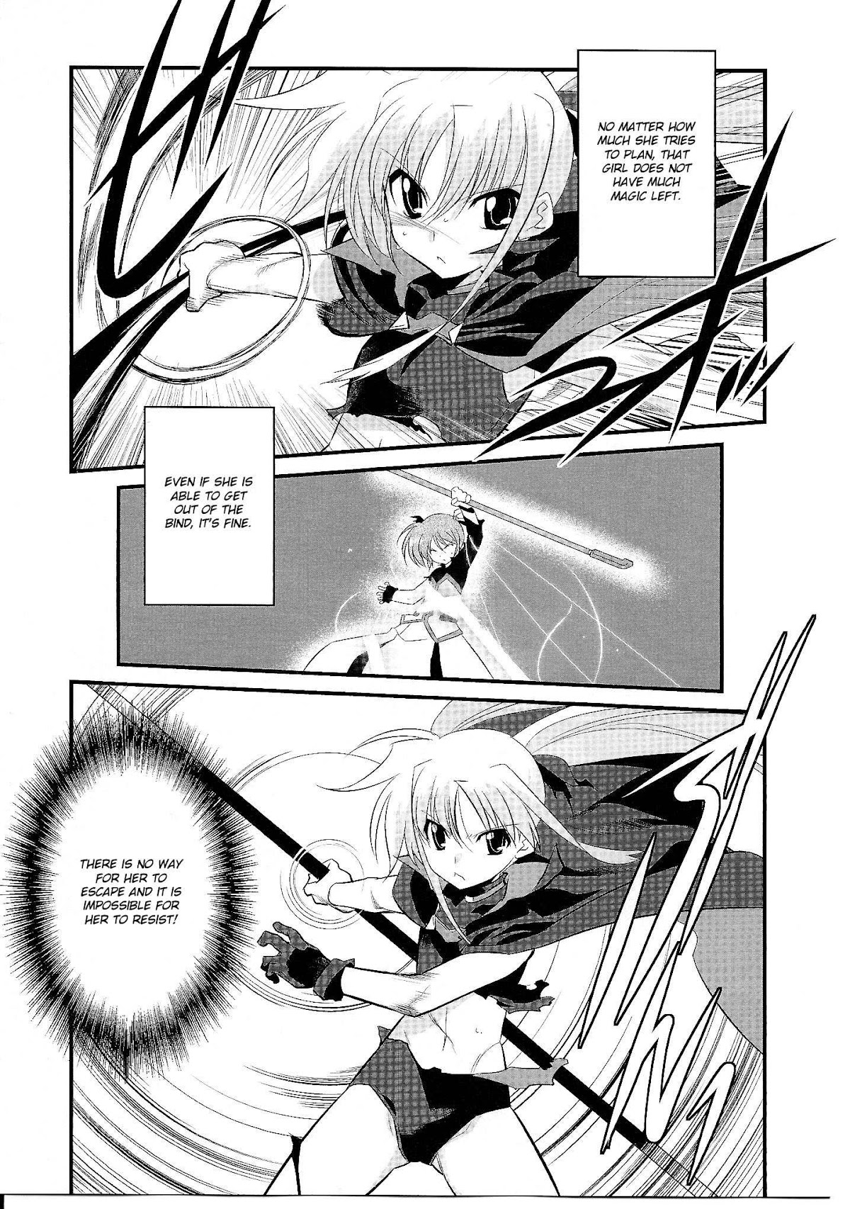 Mahou Shoujo Lyrical Nanoha Movie 1st the Comics Chapter 12 page 14 - Chapter 12: Phalanx