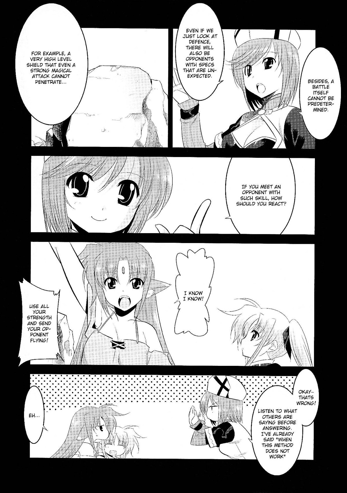 Mahou Shoujo Lyrical Nanoha Movie 1st the Comics Chapter 12 page 4 - Chapter 12: Phalanx
