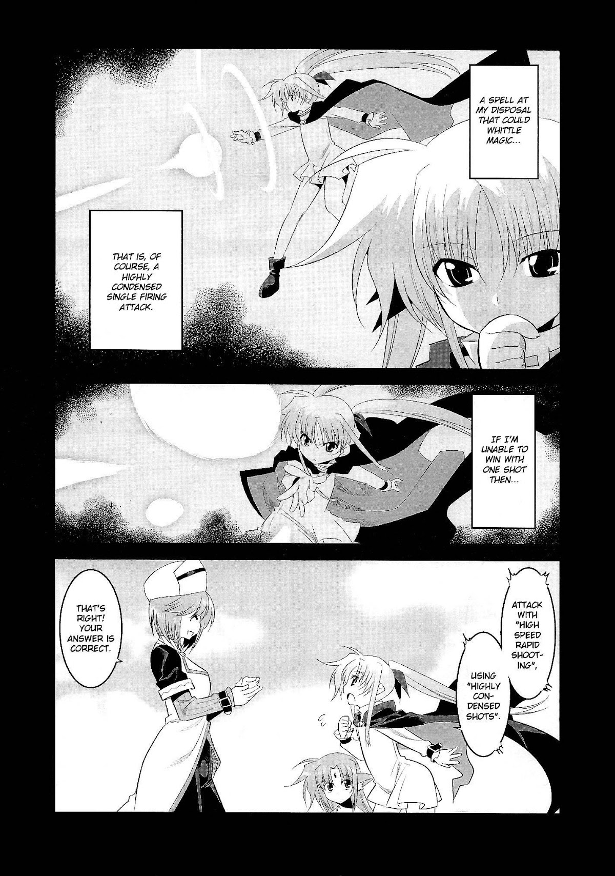 Mahou Shoujo Lyrical Nanoha Movie 1st the Comics Chapter 12 page 7 - Chapter 12: Phalanx