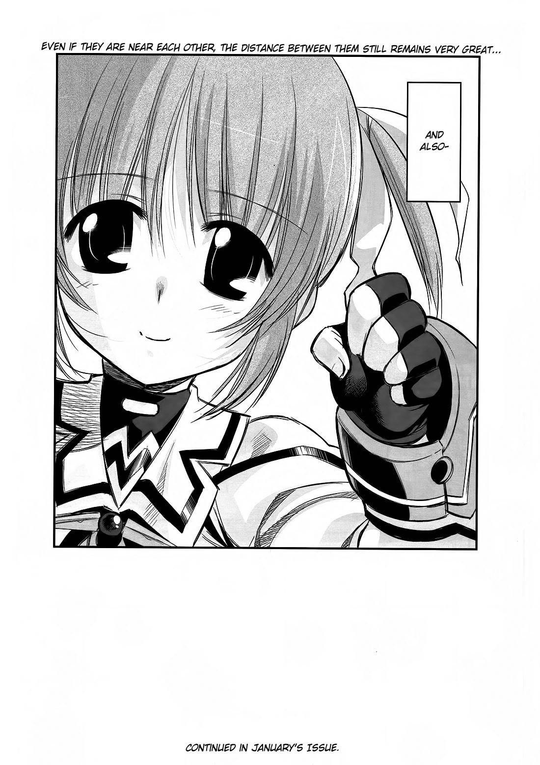 Mahou Shoujo Lyrical Nanoha Movie 1st the Comics Chapter 14 page 24 - Chapter 14: Therefore, the hand is held out
