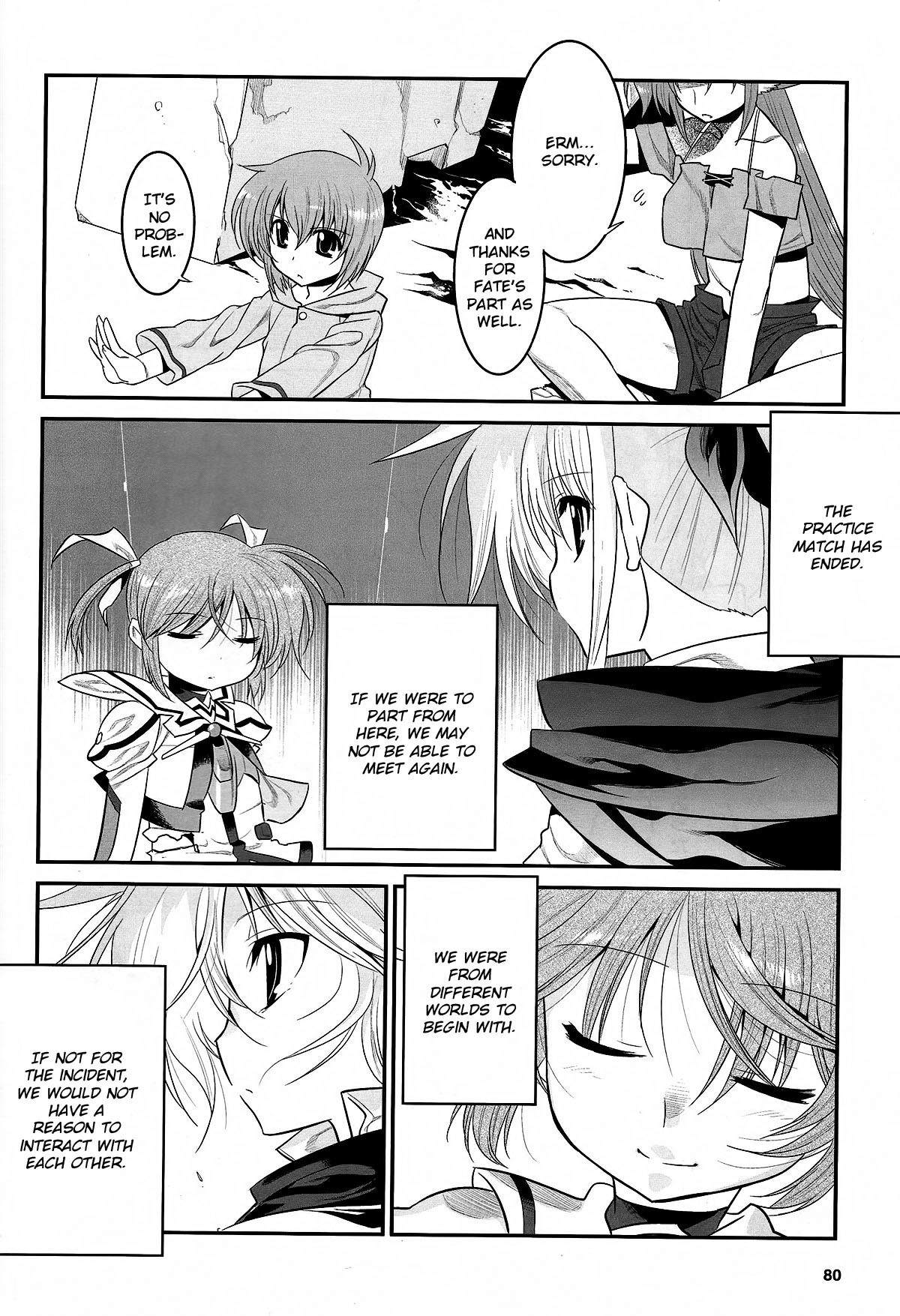 Mahou Shoujo Lyrical Nanoha Movie 1st the Comics Chapter 15 page 4 - Chapter 15: Call Your Name