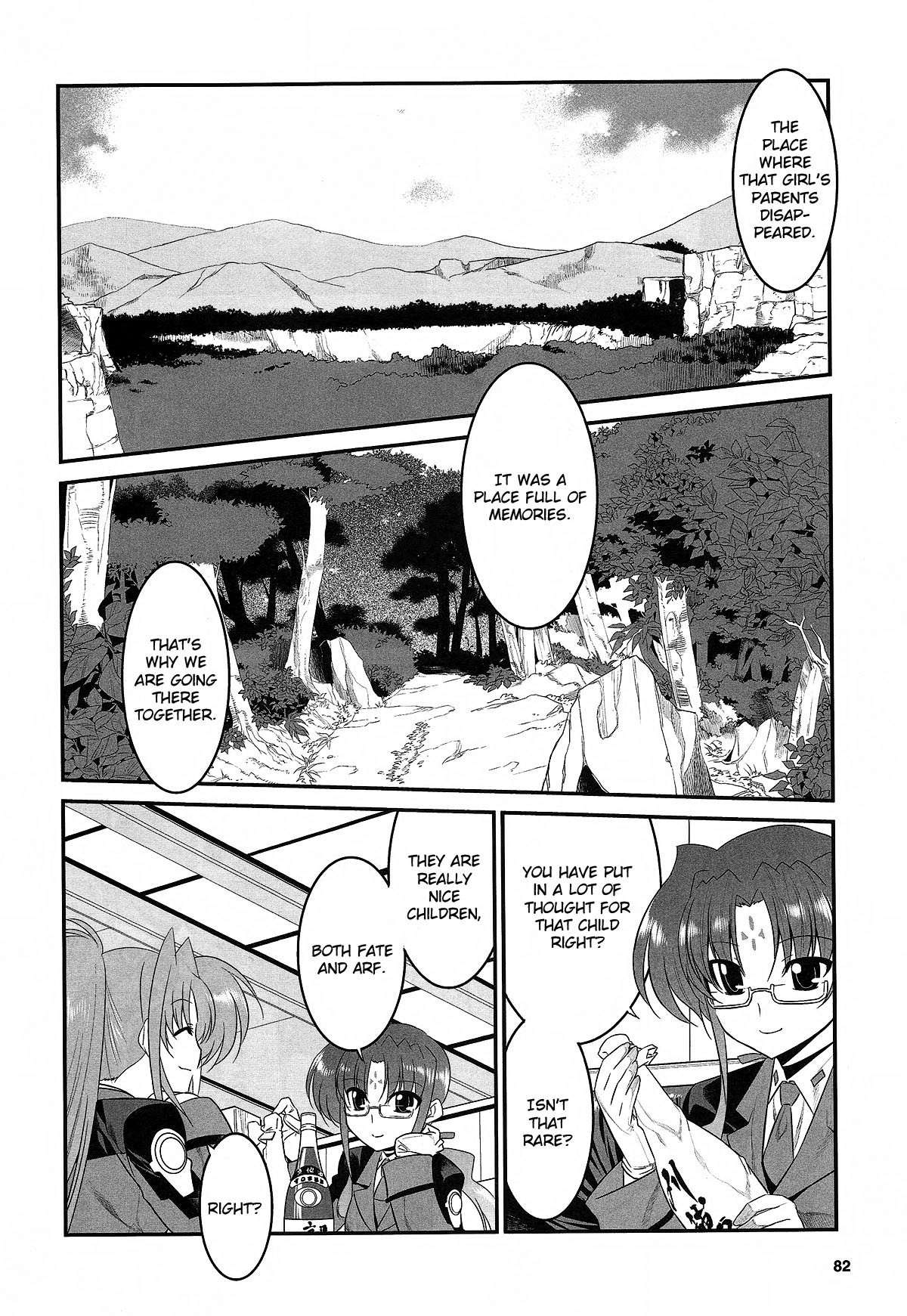 Mahou Shoujo Lyrical Nanoha Movie 1st the Comics Chapter 16 page 8 - Chapter 16: Wish