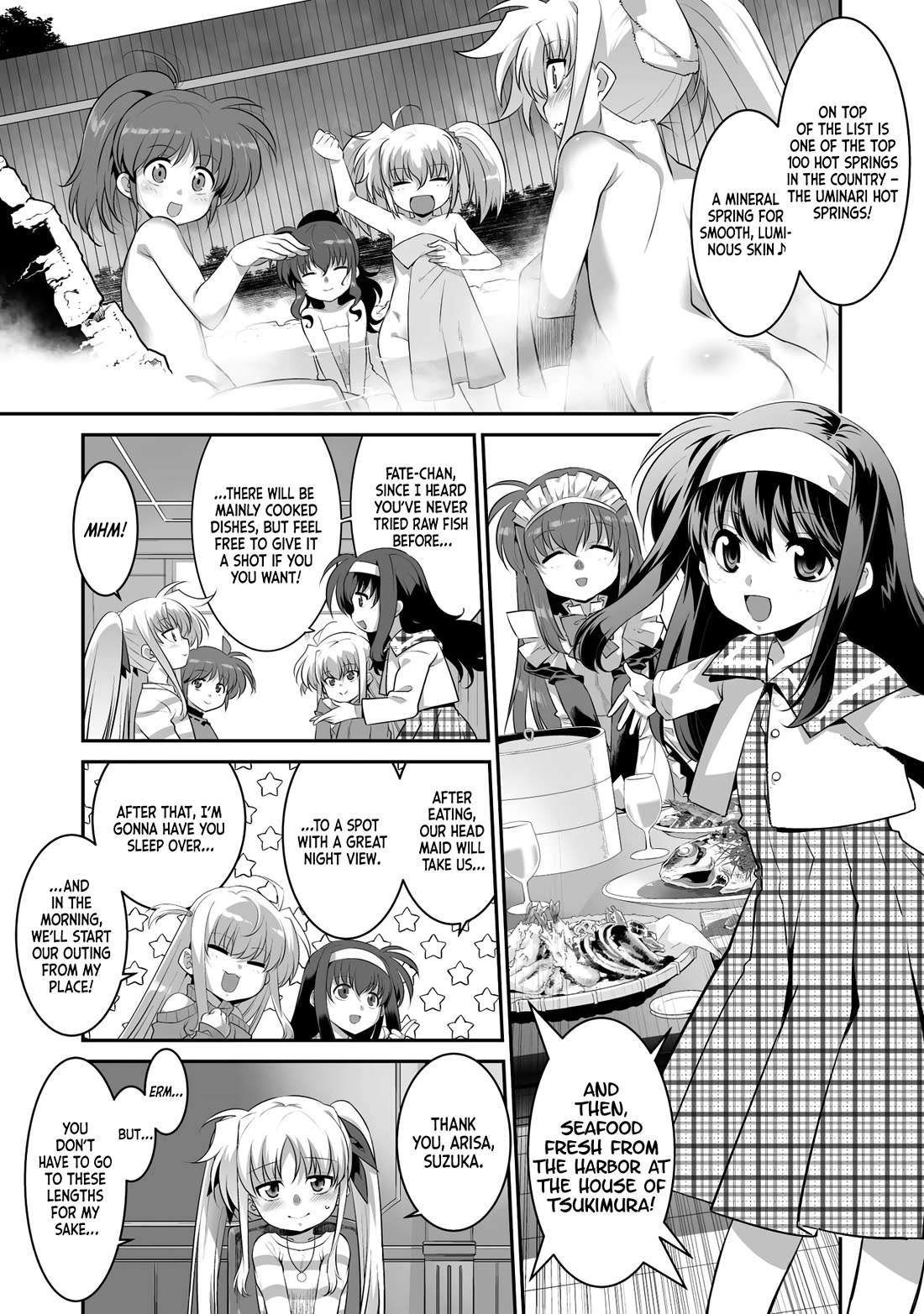 Mahou Shoujo Lyrical Nanoha Movie 1st the Comics Chapter 17 page 2 - Chapter 17: The best foursome [2026 reprint bonus chapter + extras]