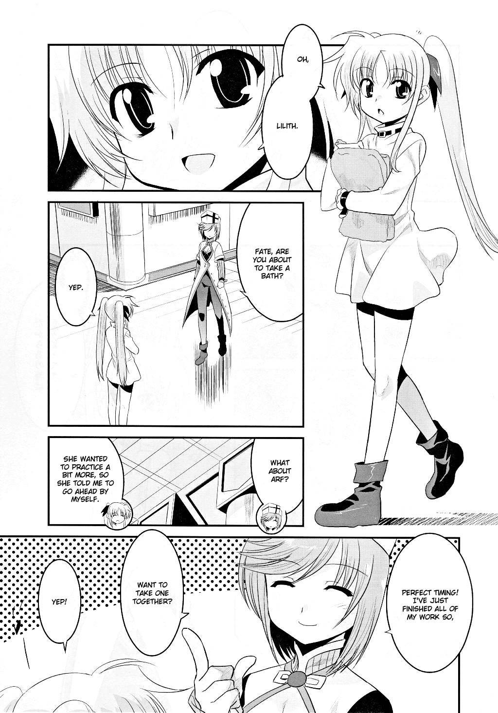 Mahou Shoujo Lyrical Nanoha Movie 1st the Comics Chapter 3 page 9 - Chapter 3: Fate Testarossa(II)