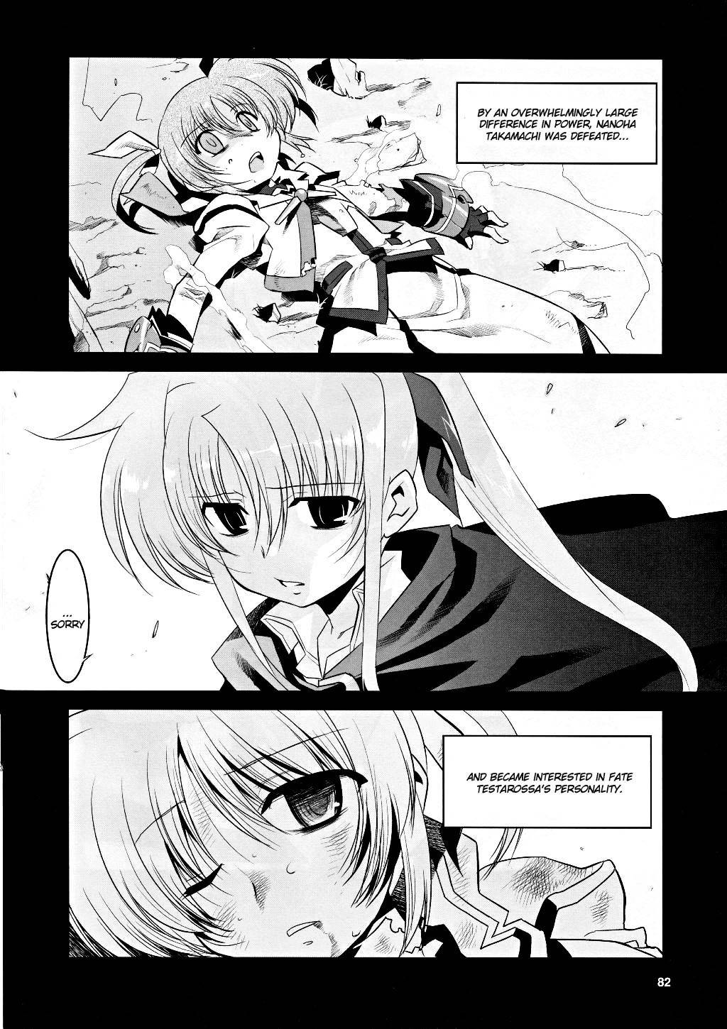 Mahou Shoujo Lyrical Nanoha Movie 1st the Comics Chapter 5 page 8 - Chapter 5: Raising Heart