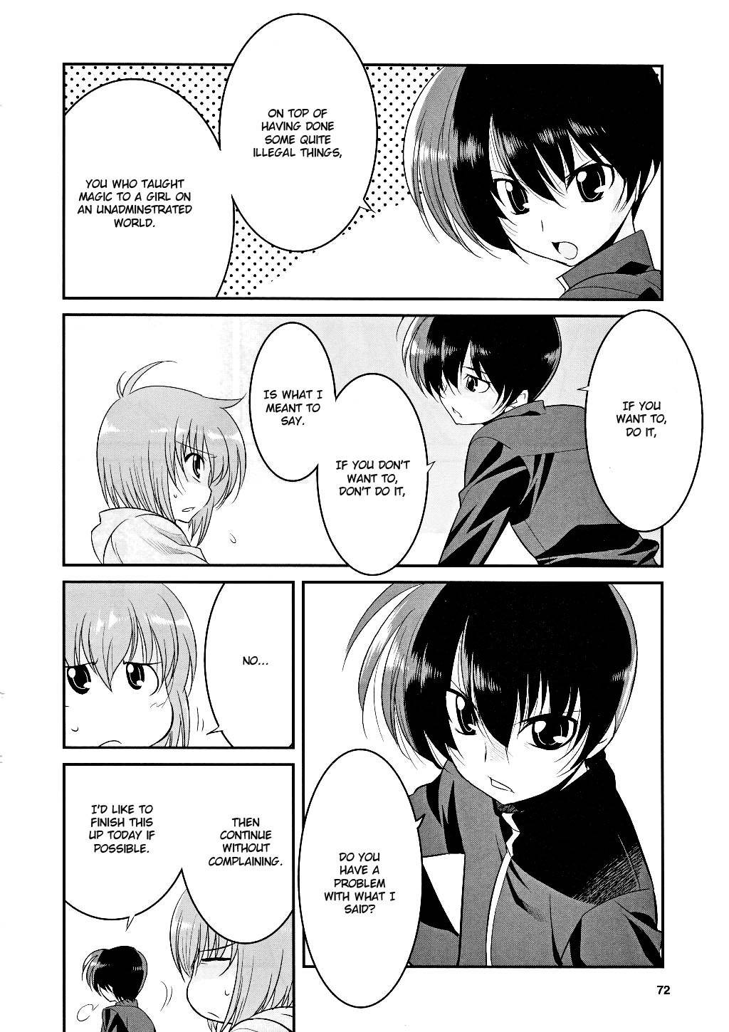 Mahou Shoujo Lyrical Nanoha Movie 1st the Comics Chapter 6 page 12 - Chapter 6: Distance