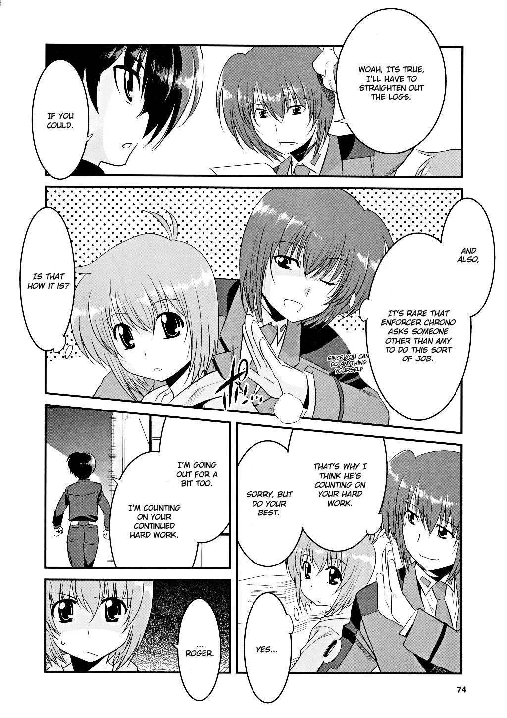 Mahou Shoujo Lyrical Nanoha Movie 1st the Comics Chapter 6 page 14 - Chapter 6: Distance