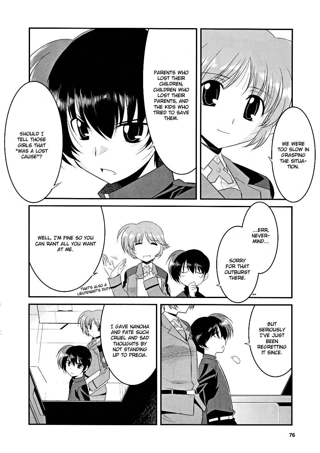 Mahou Shoujo Lyrical Nanoha Movie 1st the Comics Chapter 6 page 16 - Chapter 6: Distance