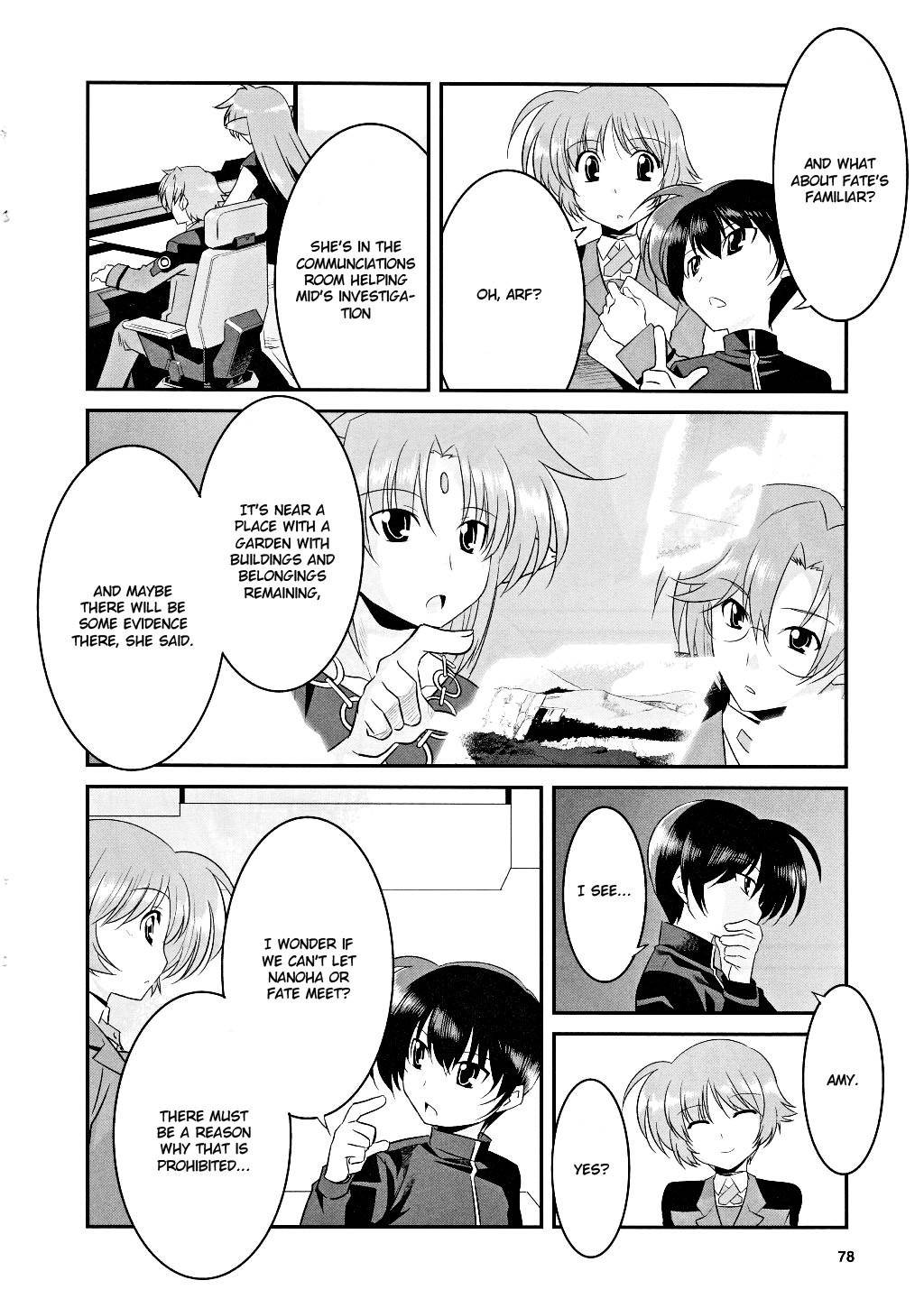 Mahou Shoujo Lyrical Nanoha Movie 1st the Comics Chapter 6 page 18 - Chapter 6: Distance