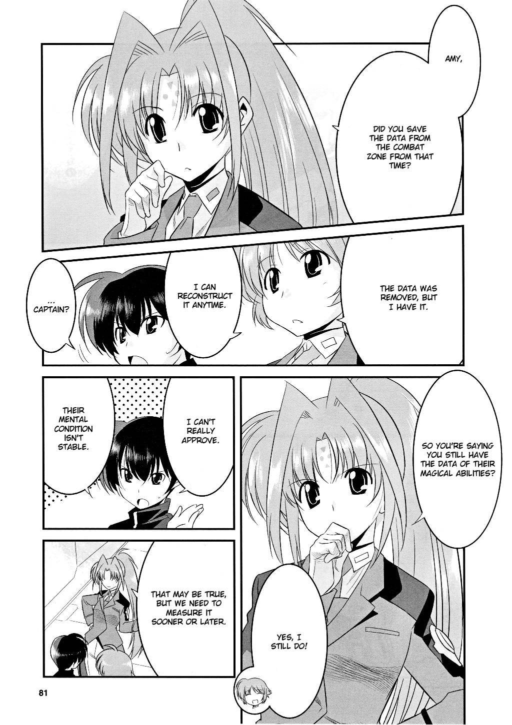 Mahou Shoujo Lyrical Nanoha Movie 1st the Comics Chapter 6 page 21 - Chapter 6: Distance
