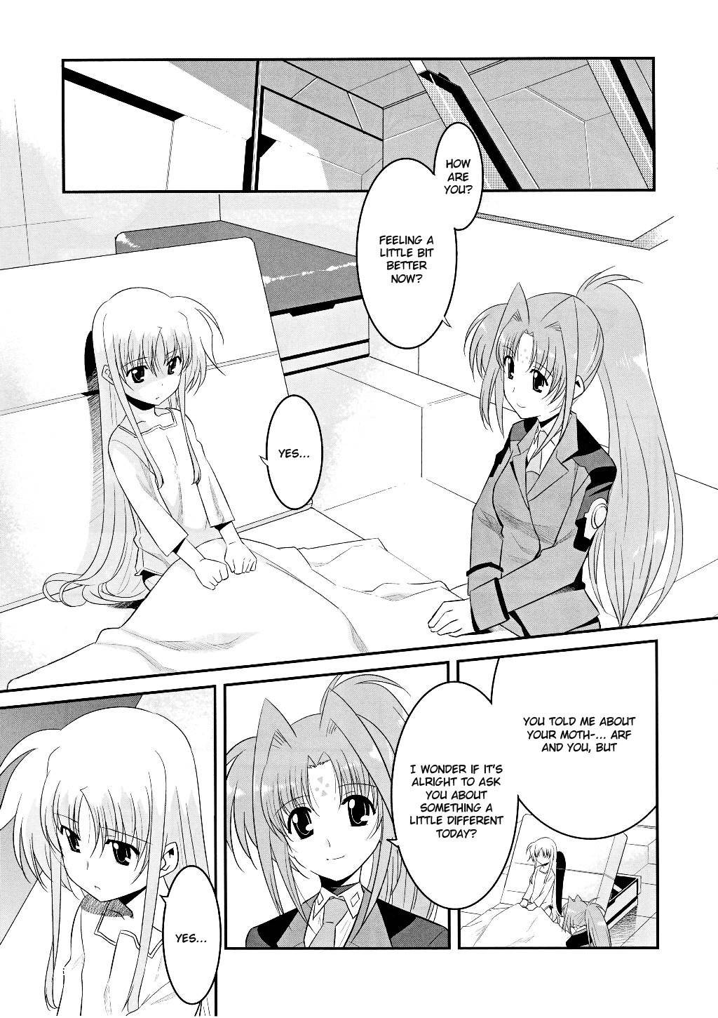 Mahou Shoujo Lyrical Nanoha Movie 1st the Comics Chapter 6 page 5 - Chapter 6: Distance