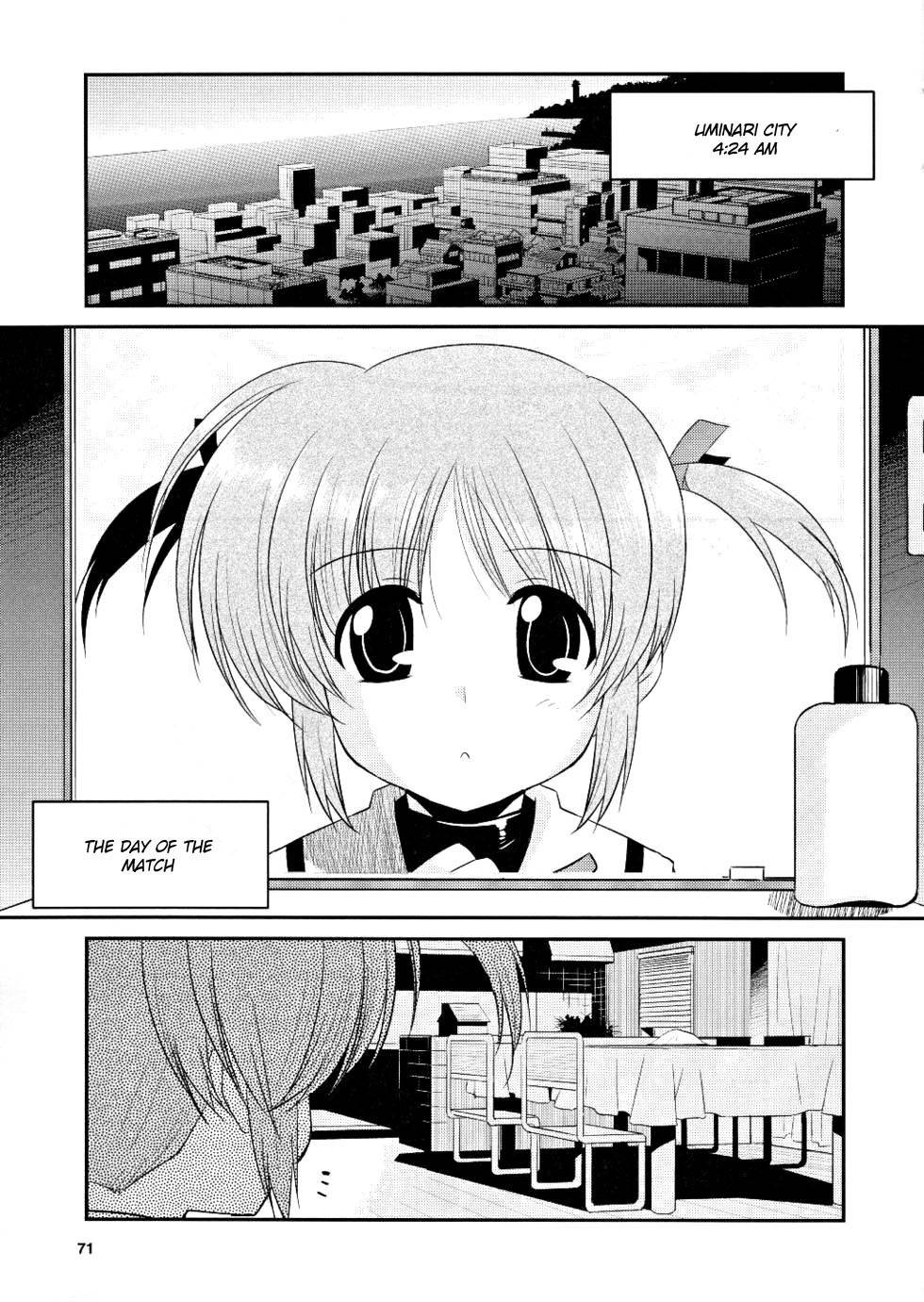 Mahou Shoujo Lyrical Nanoha Movie 1st the Comics Chapter 7 page 1 - Chapter 7: Say Sorry, Say Goodbye
