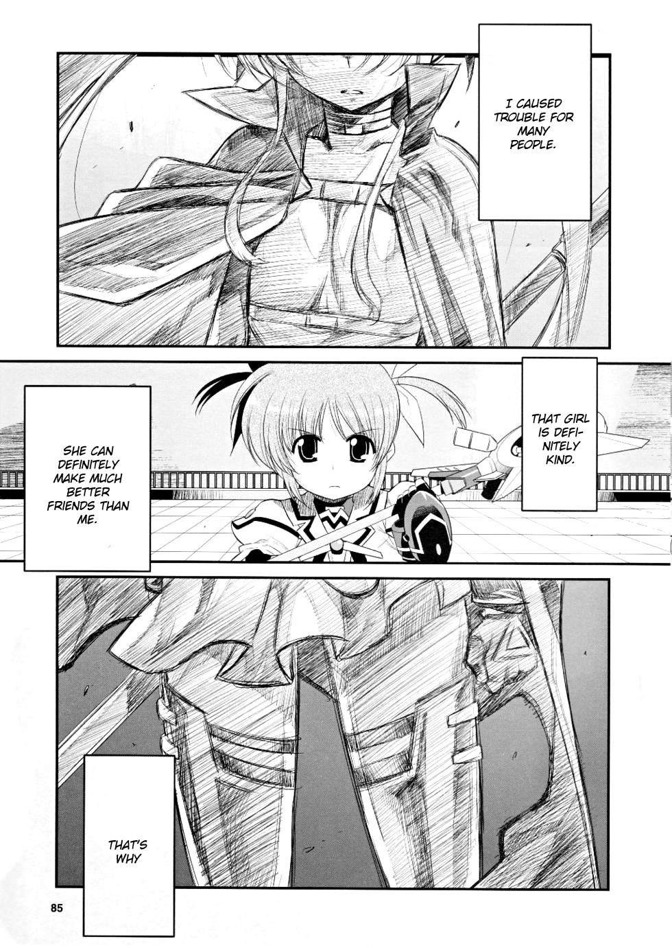 Mahou Shoujo Lyrical Nanoha Movie 1st the Comics Chapter 7 page 14 - Chapter 7: Say Sorry, Say Goodbye