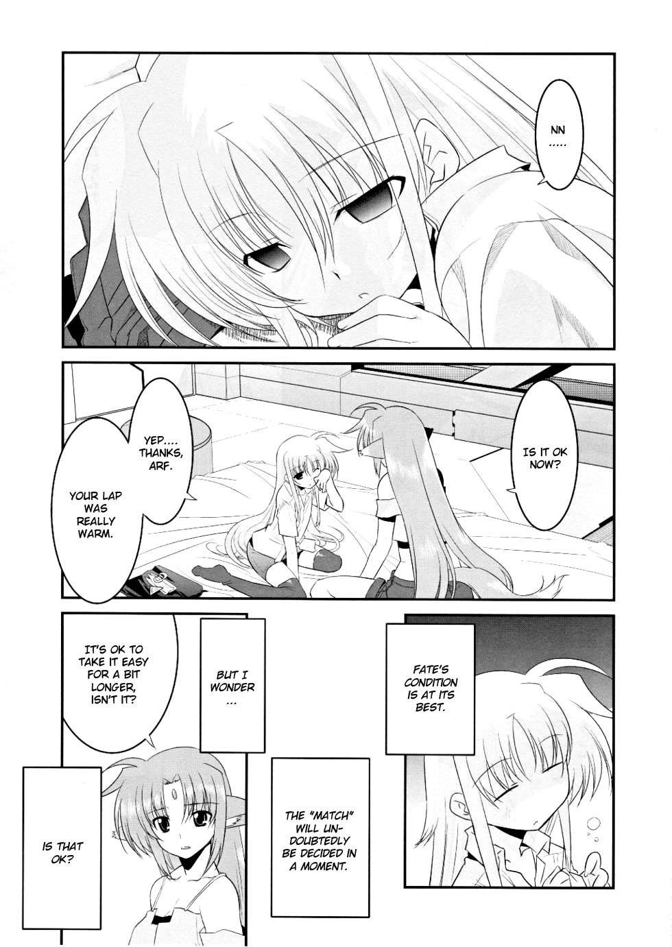 Mahou Shoujo Lyrical Nanoha Movie 1st the Comics Chapter 7 page 5 - Chapter 7: Say Sorry, Say Goodbye