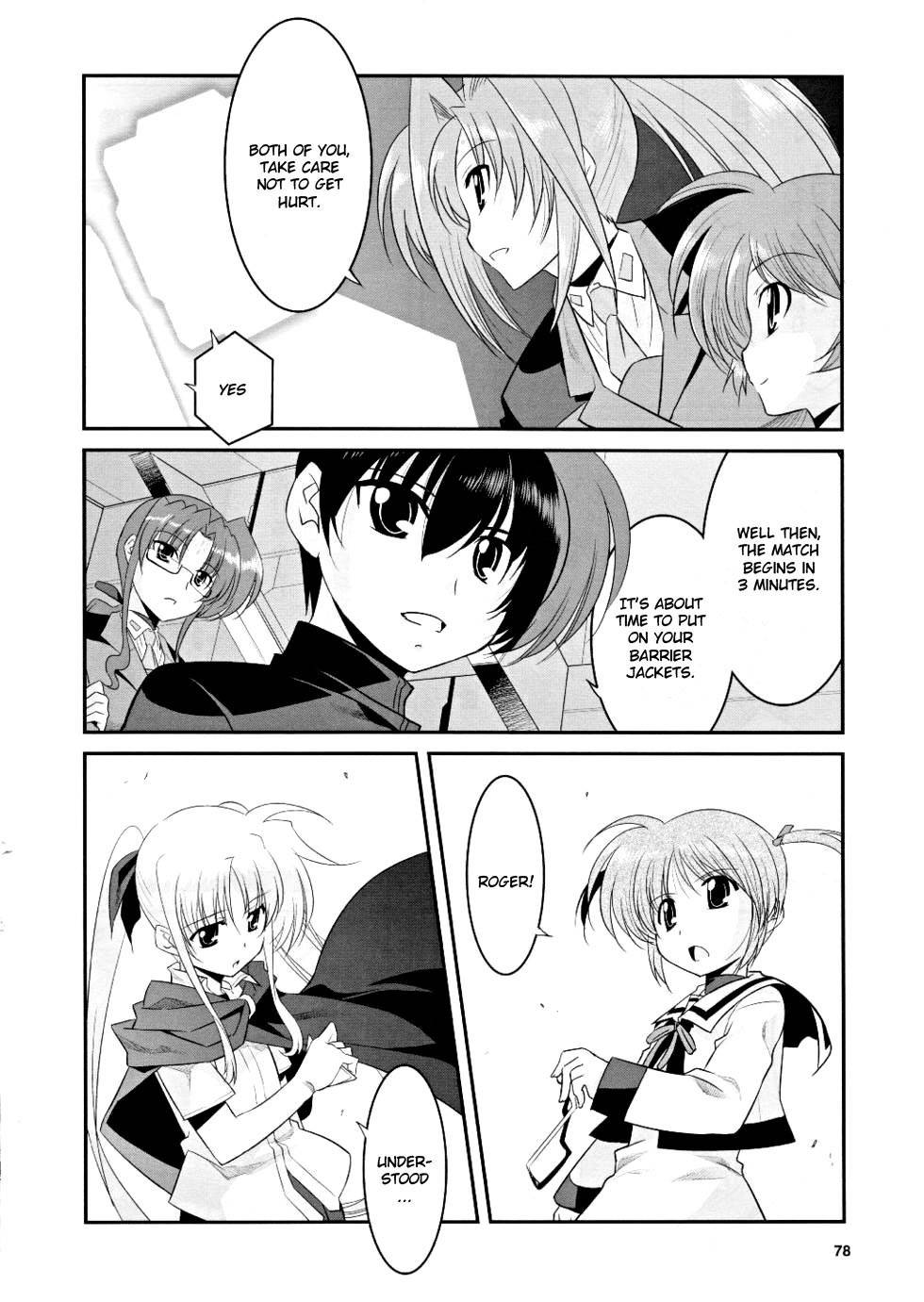 Mahou Shoujo Lyrical Nanoha Movie 1st the Comics Chapter 7 page 8 - Chapter 7: Say Sorry, Say Goodbye