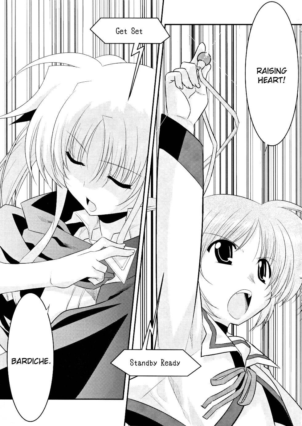 Mahou Shoujo Lyrical Nanoha Movie 1st the Comics Chapter 7 page 9 - Chapter 7: Say Sorry, Say Goodbye