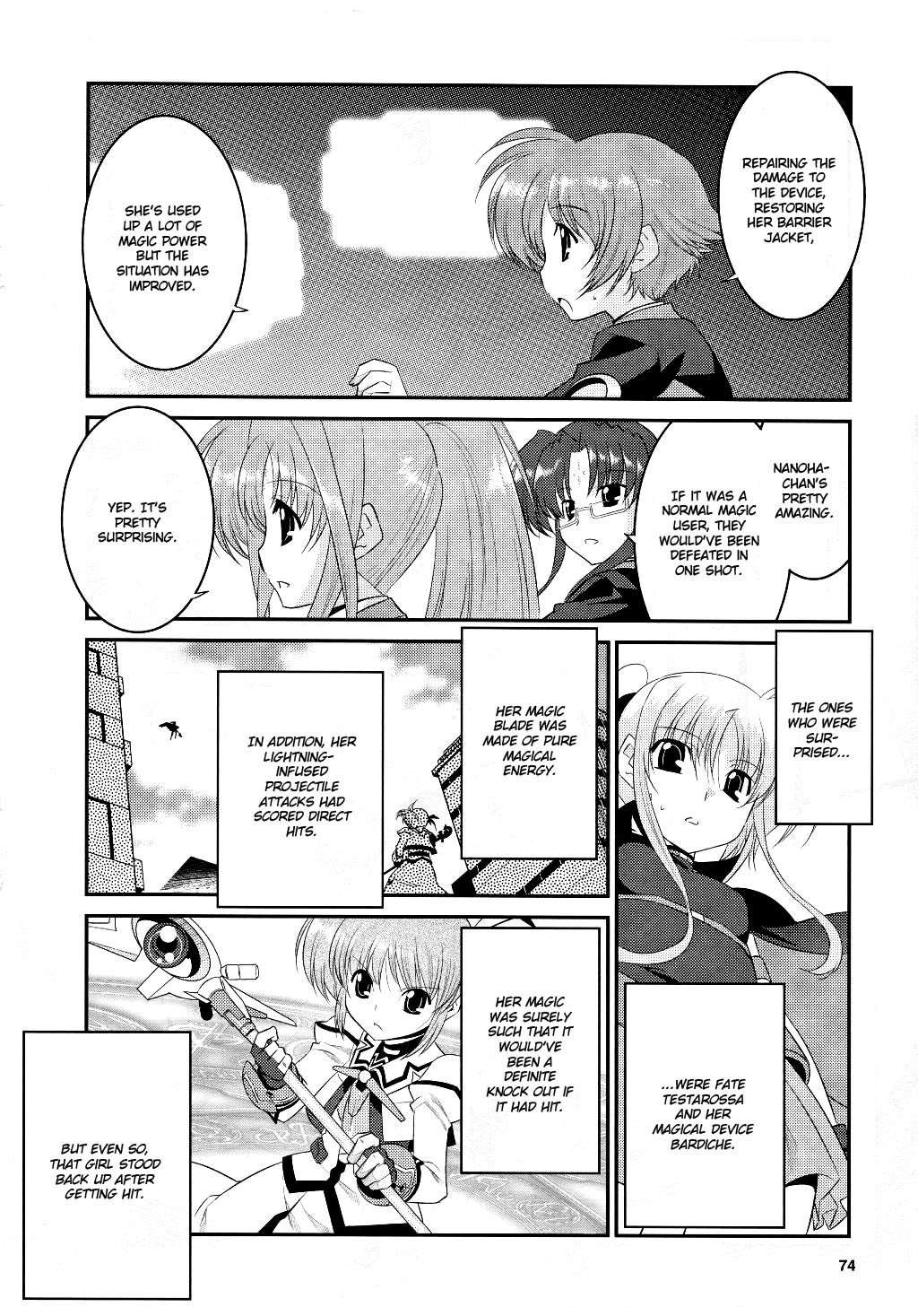 Mahou Shoujo Lyrical Nanoha Movie 1st the Comics Chapter 8 page 10 - Chapter 8: First Hit