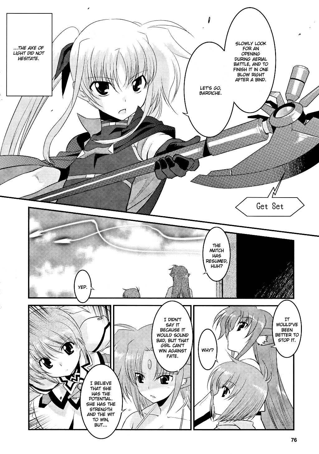 Mahou Shoujo Lyrical Nanoha Movie 1st the Comics Chapter 8 page 12 - Chapter 8: First Hit