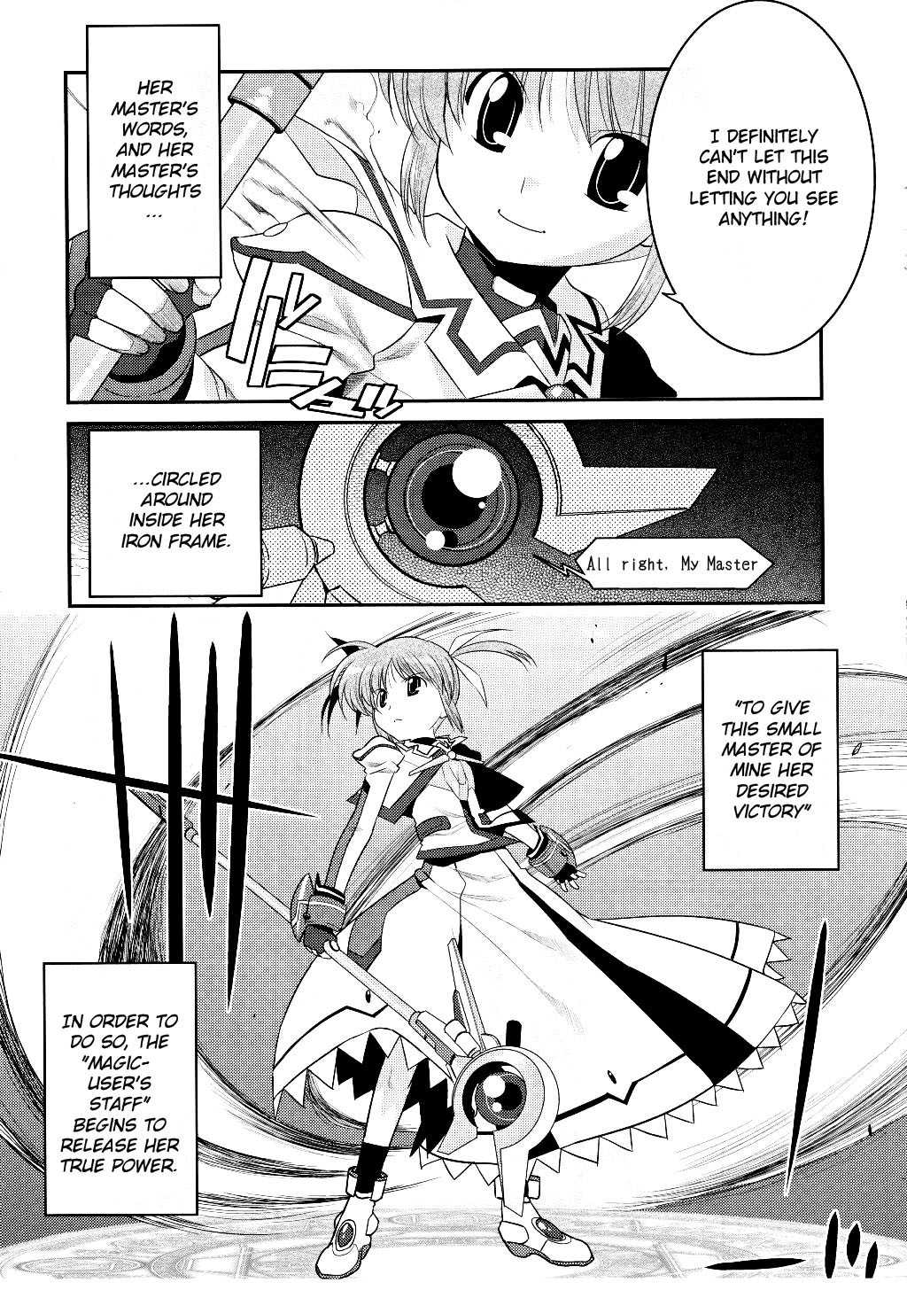 Mahou Shoujo Lyrical Nanoha Movie 1st the Comics Chapter 8 page 9 - Chapter 8: First Hit