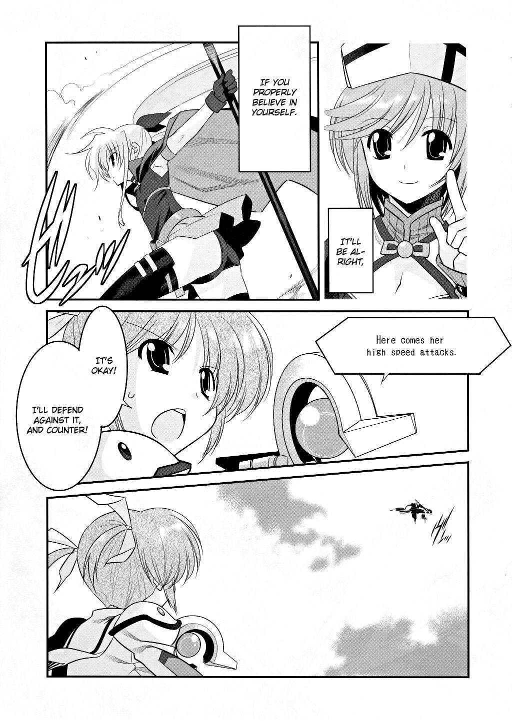 Mahou Shoujo Lyrical Nanoha Movie 1st the Comics Chapter 9 page 20 - Chapter 9: Believe in You