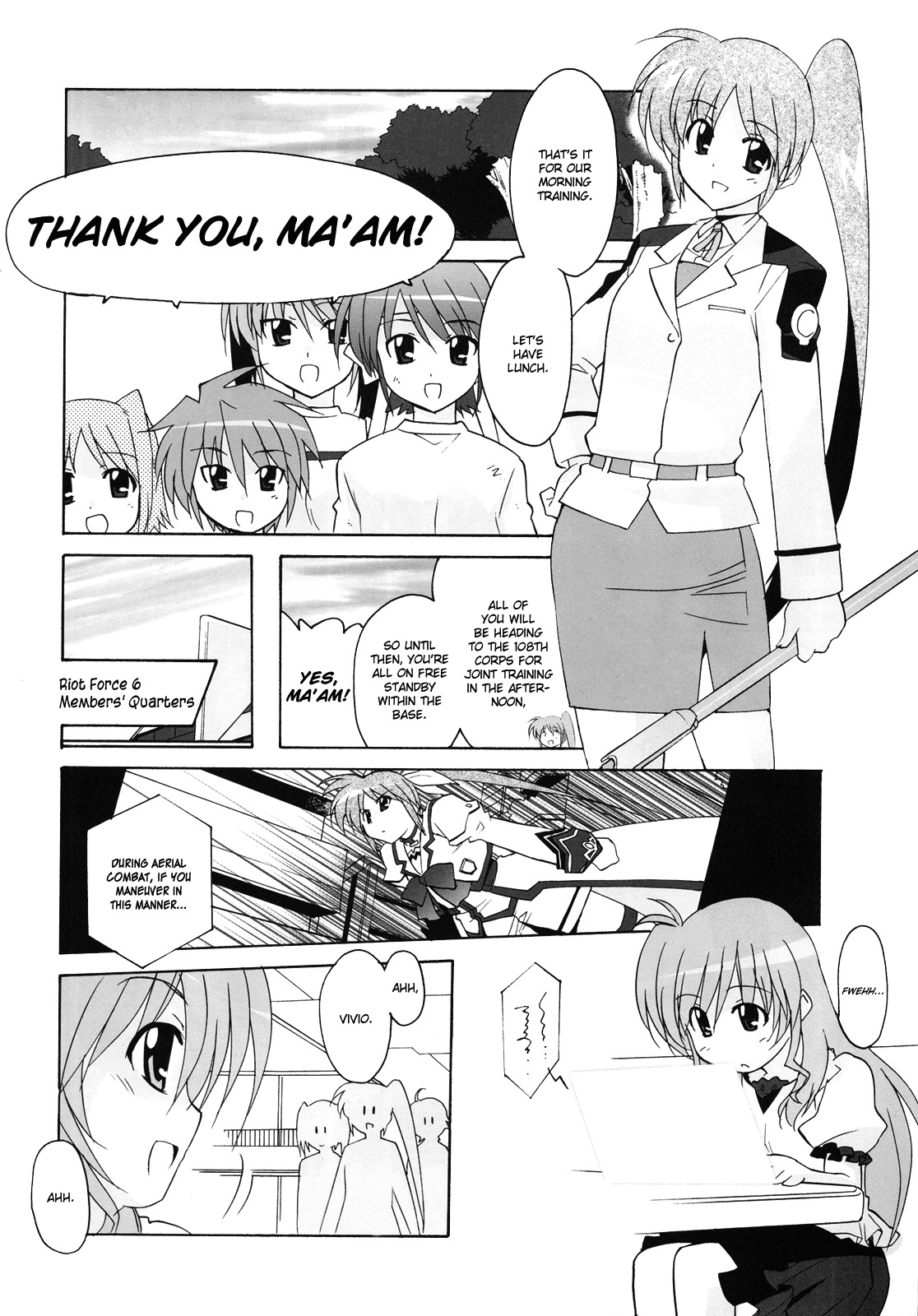 Mahou Shoujo Lyrical Nanoha StrikerS the Comics Chapter 10 page 10 - Chapter 10: Meaning of strength (I)