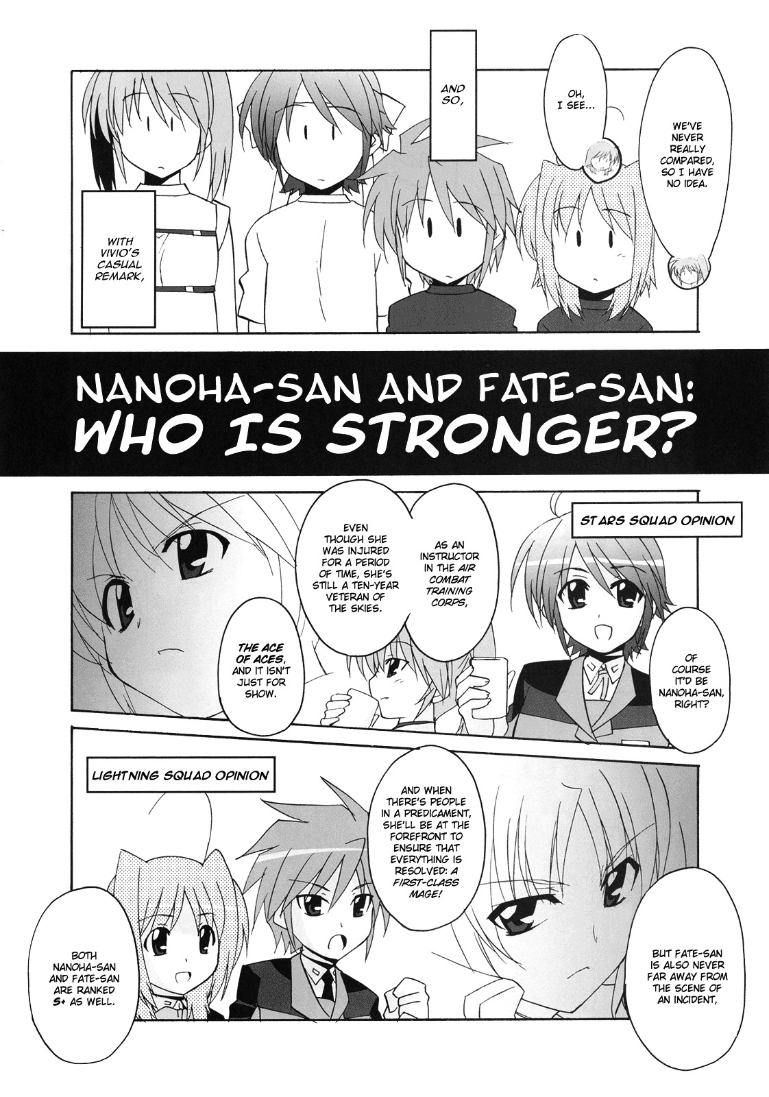 Mahou Shoujo Lyrical Nanoha StrikerS the Comics Chapter 10 page 12 - Chapter 10: Meaning of strength (I)