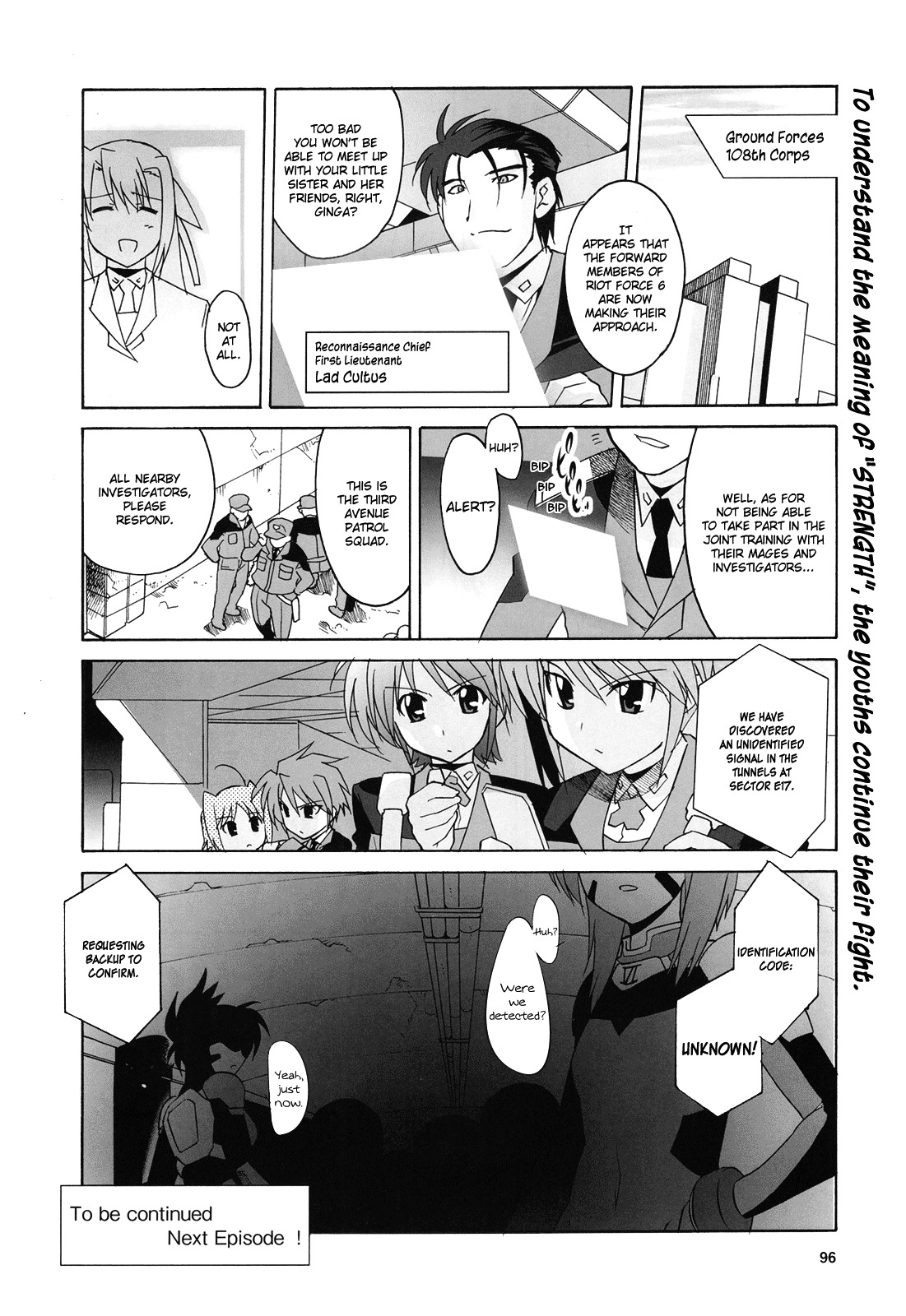 Mahou Shoujo Lyrical Nanoha StrikerS the Comics Chapter 10 page 24 - Chapter 10: Meaning of strength (I)